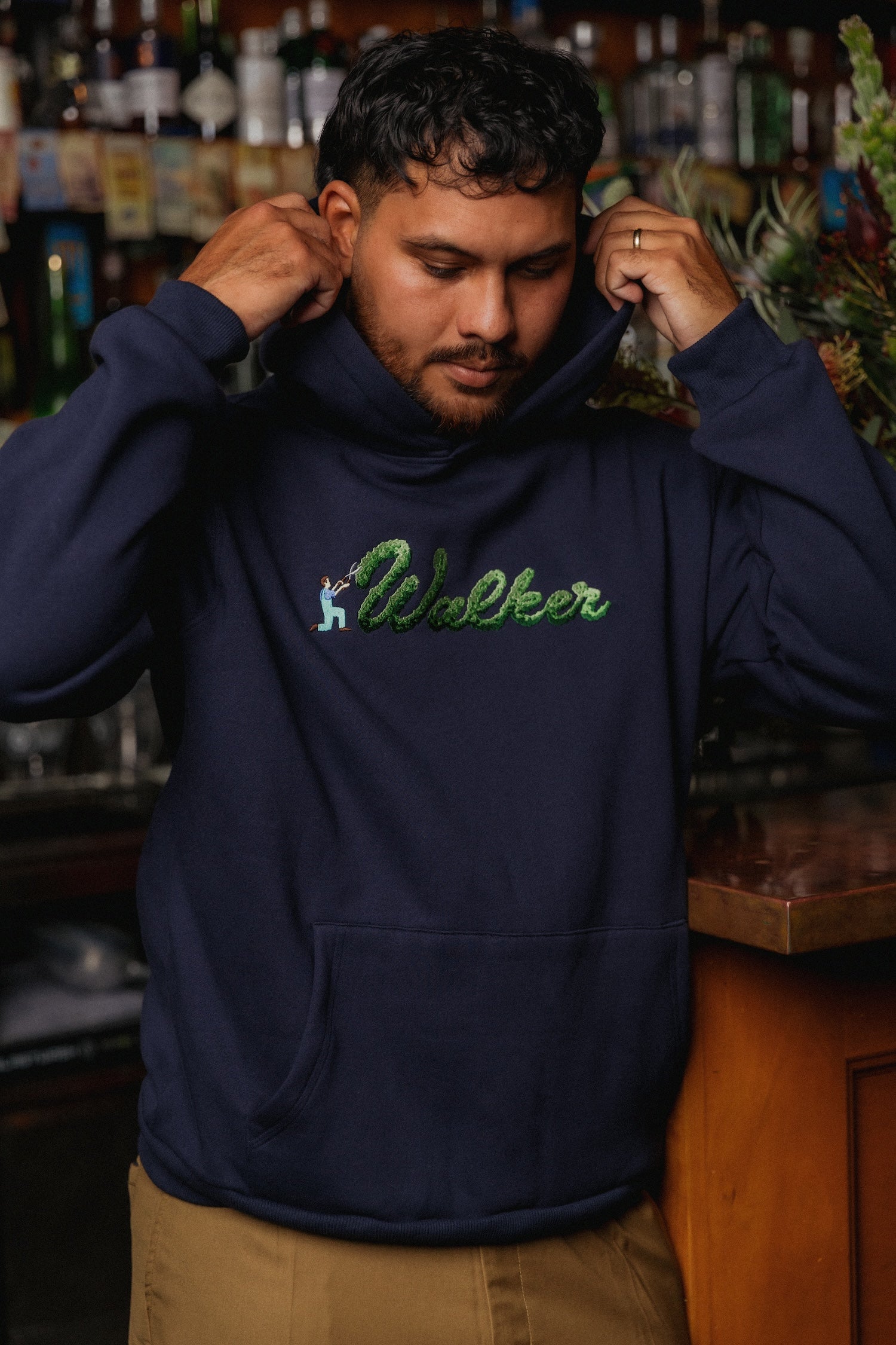 Hedge Hood Navy