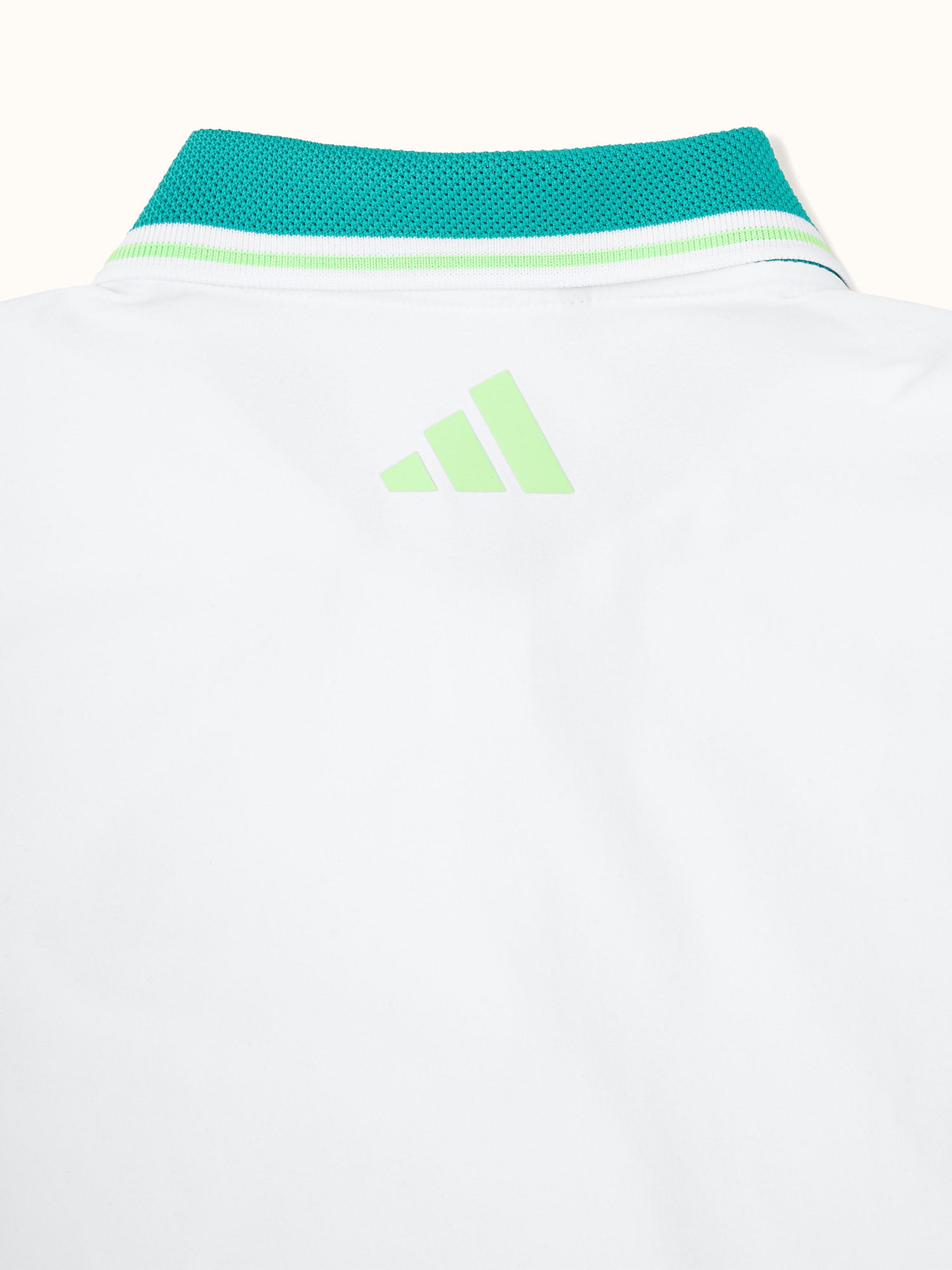 adidas x Walker W's Beyond Twistknit Polo Shirt White/Pure Teal