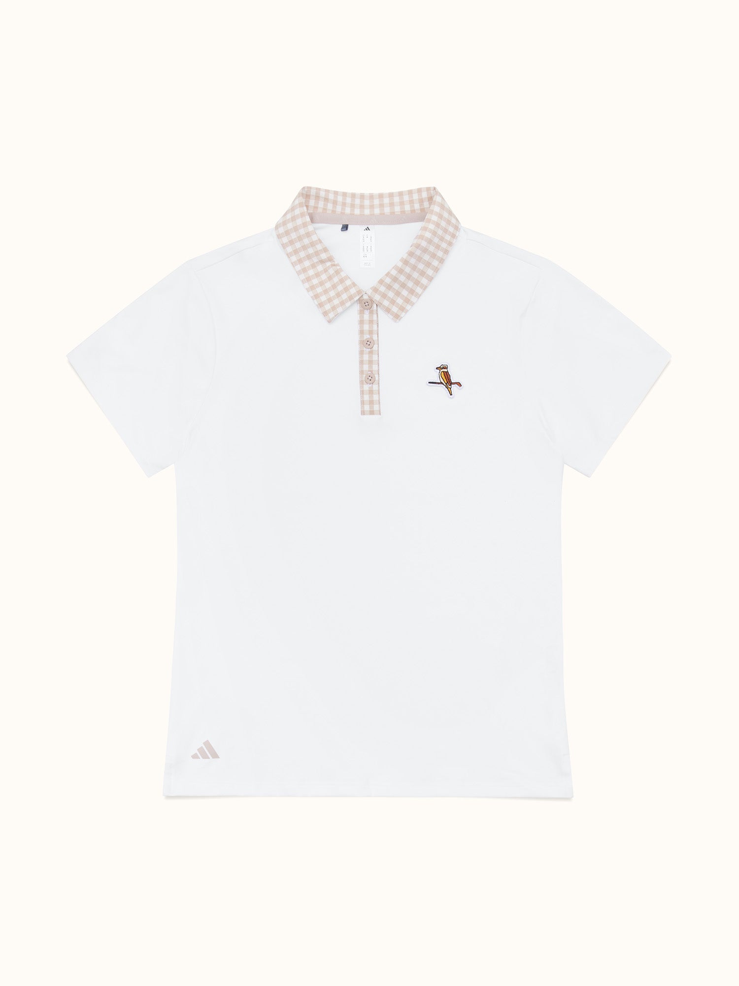 adidas x Walker W's Ultimate365 Gingham Short Sleeve Polo Shirt