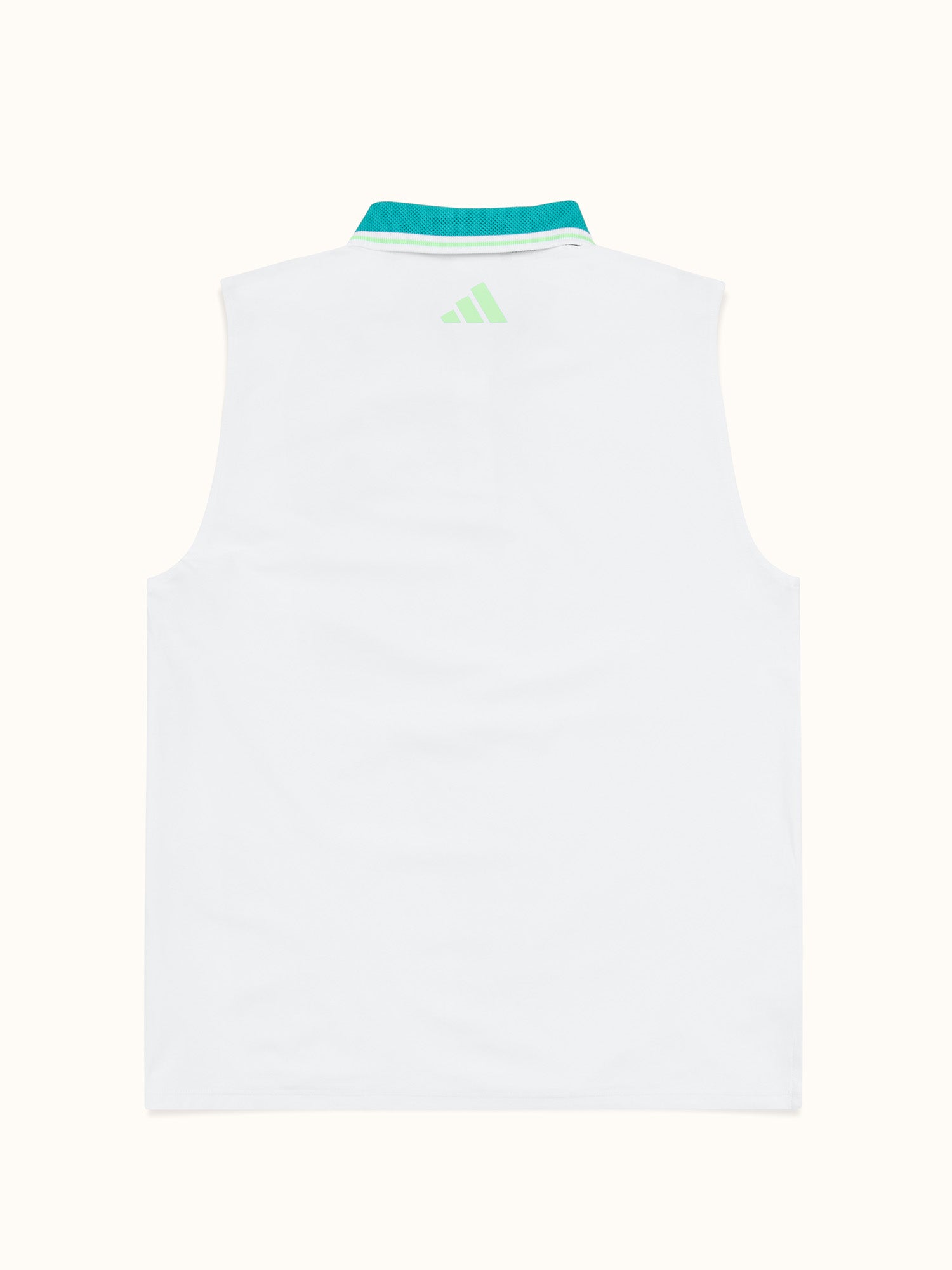 adidas x Walker W's Beyond Twistknit Polo Shirt White/Pure Teal