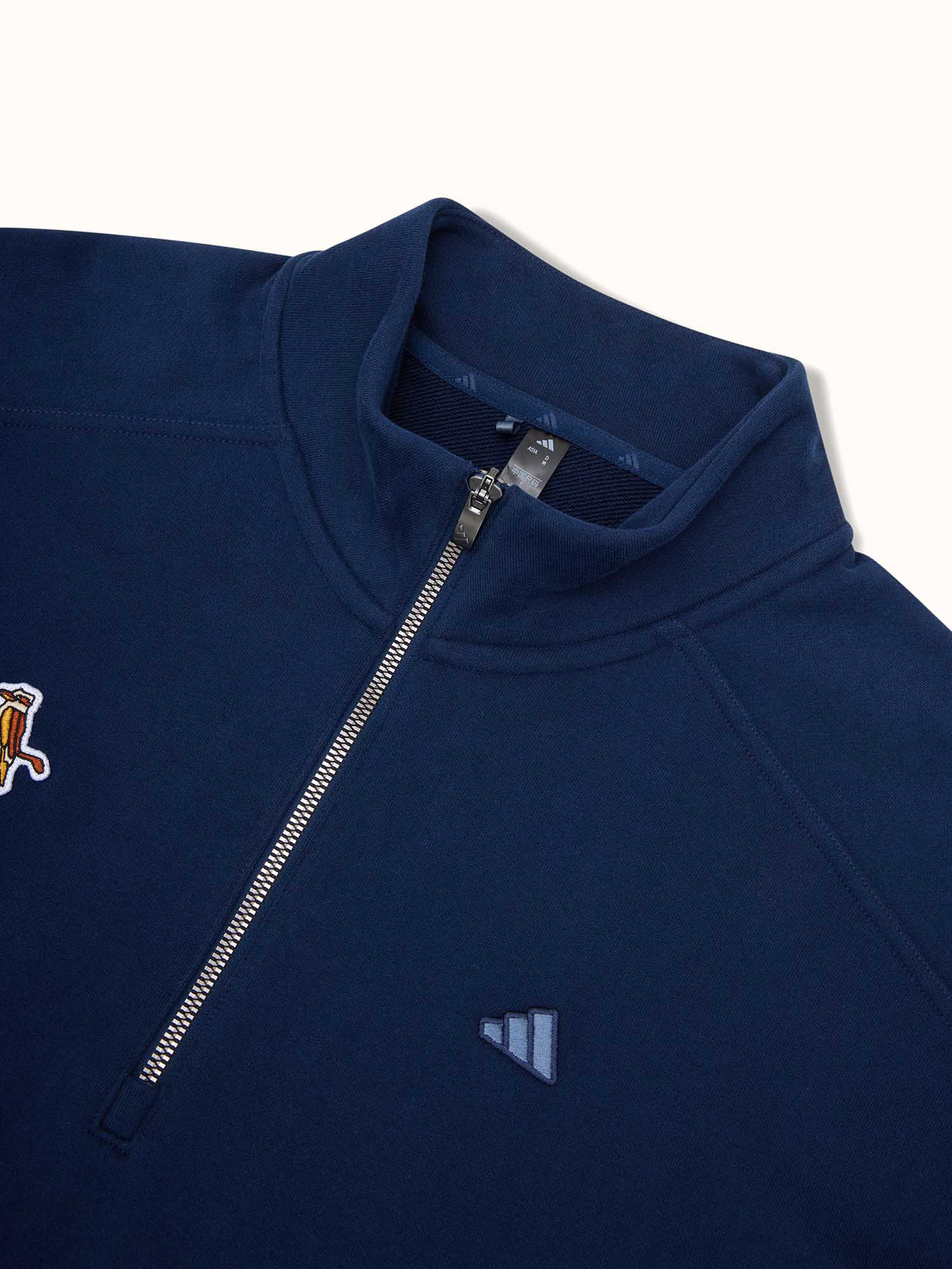 adidas x Walker Go-to Heritage Loose Quarter Zip Collegiate Navy