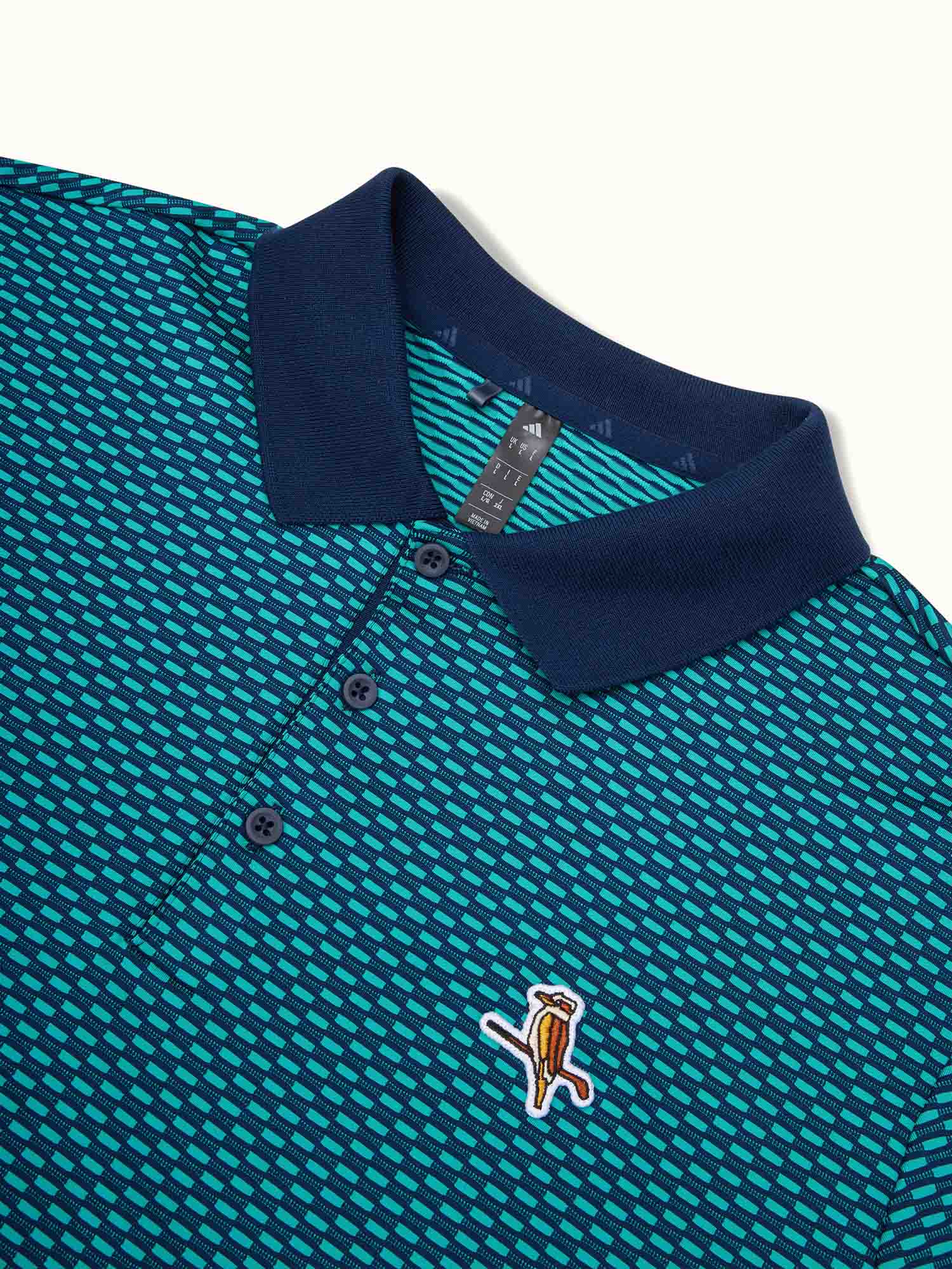 adidas x Walker Beyond Textured Polo Shirt Pure Teal