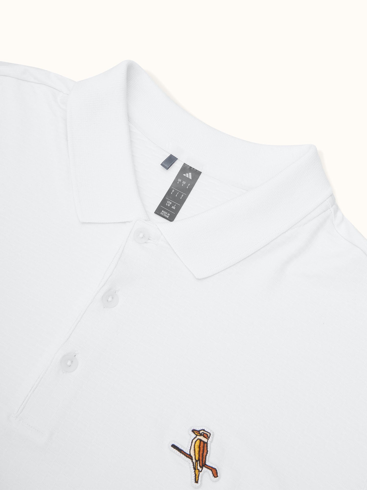 adidas x Walker Beyond Textured Polo Shirt White
