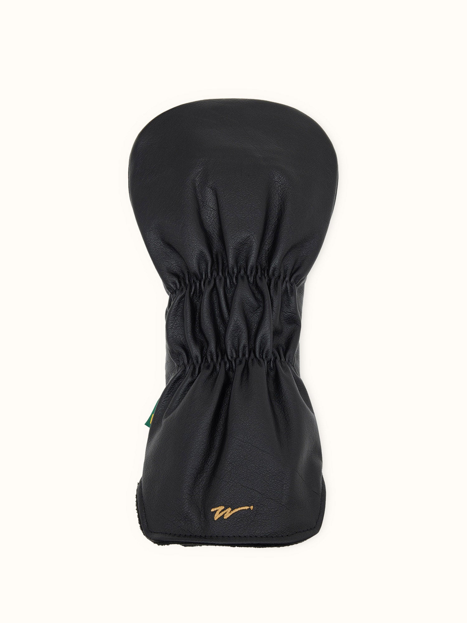 Dancing Kooka Leather Driver Cover Black / Mustard