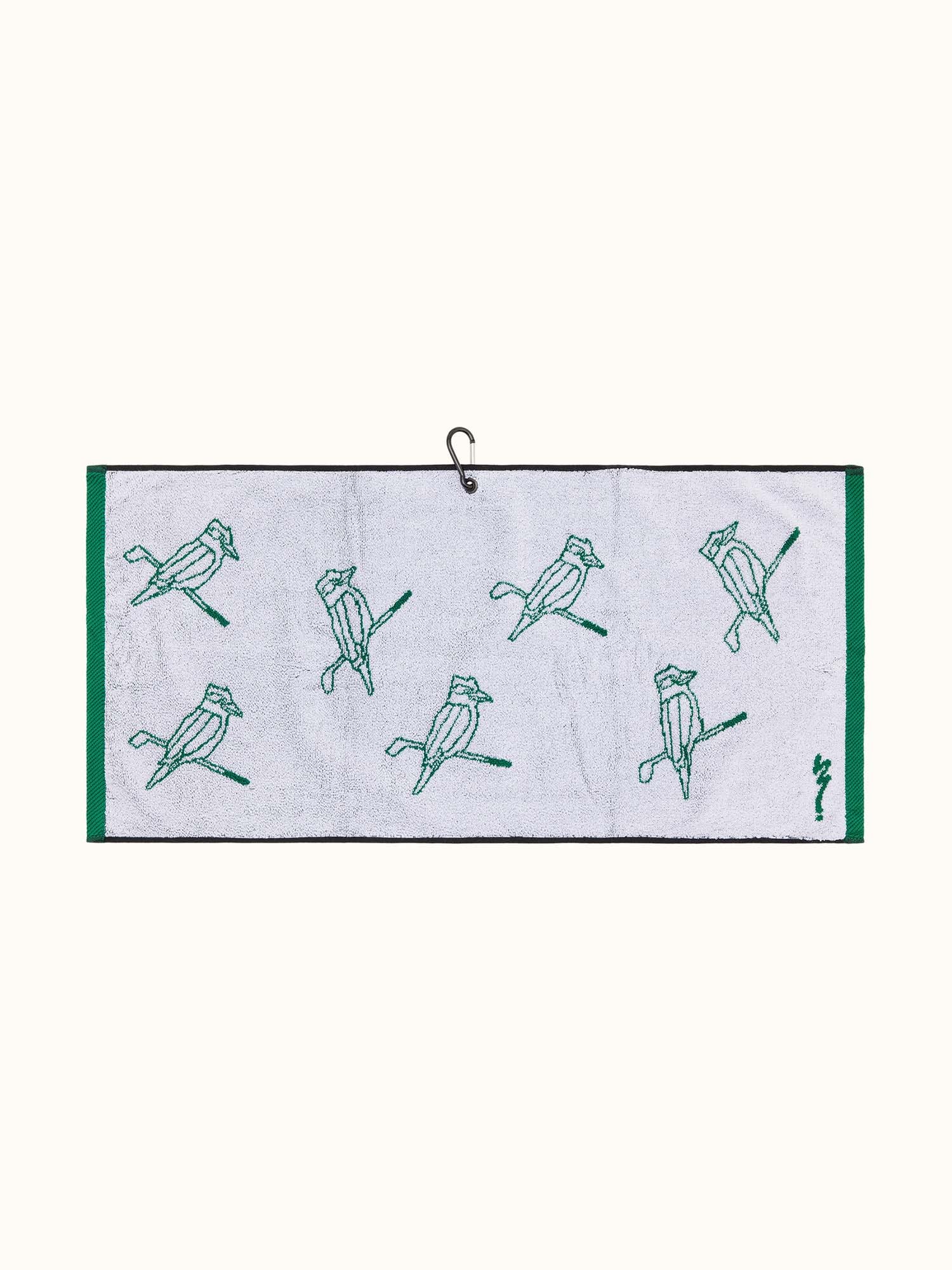 Kooka Icon Towel White / Pine