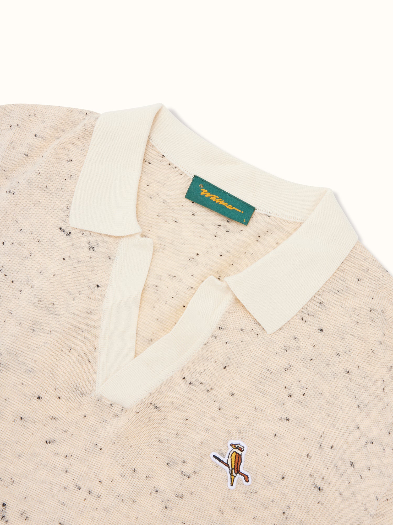 Kooka Loom Knit Polo Oat / Cream