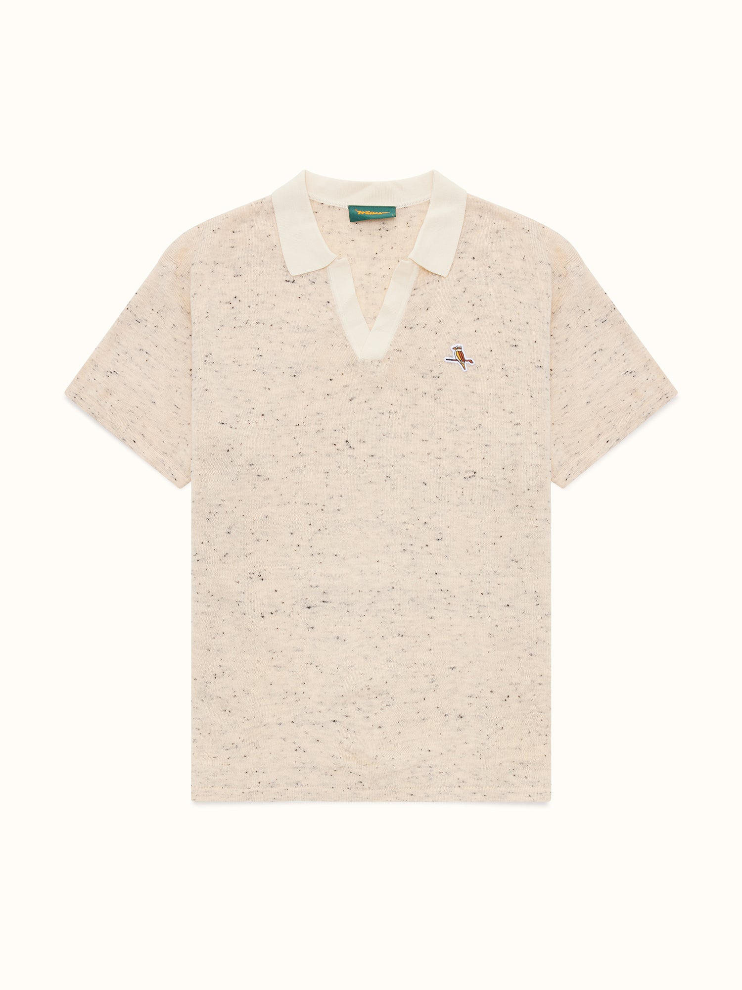 Kooka Loom Knit Polo Oat / Cream