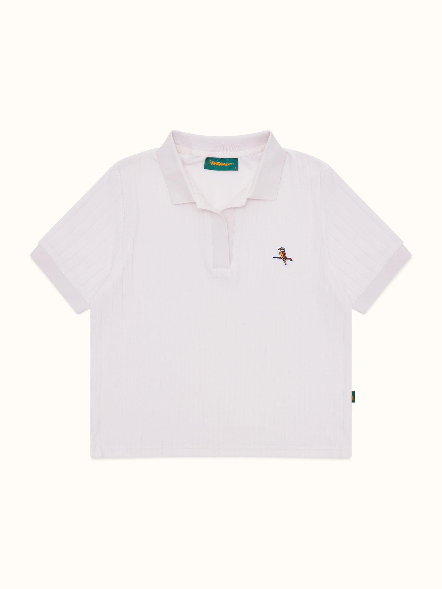 Womens Kooka Terry Polo Pastel Pink