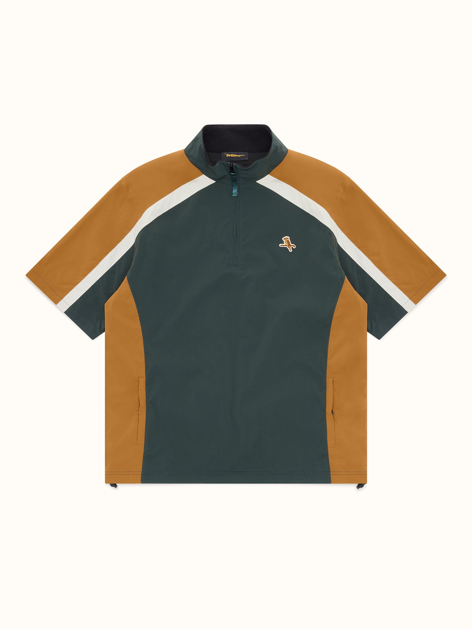 Panelled Windshirt Forest / Gold