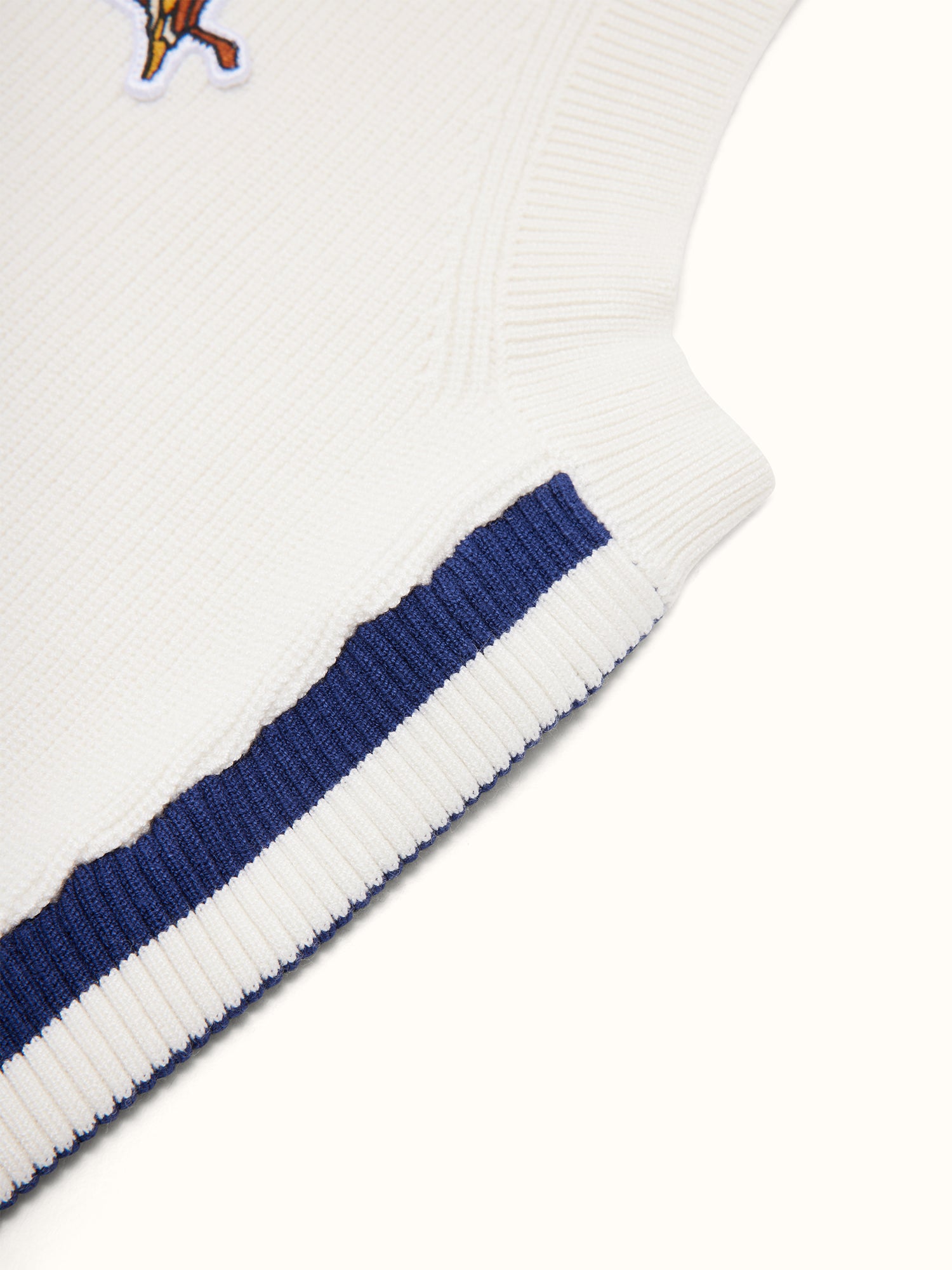 Womens Match Play Knit Dress White / Navy