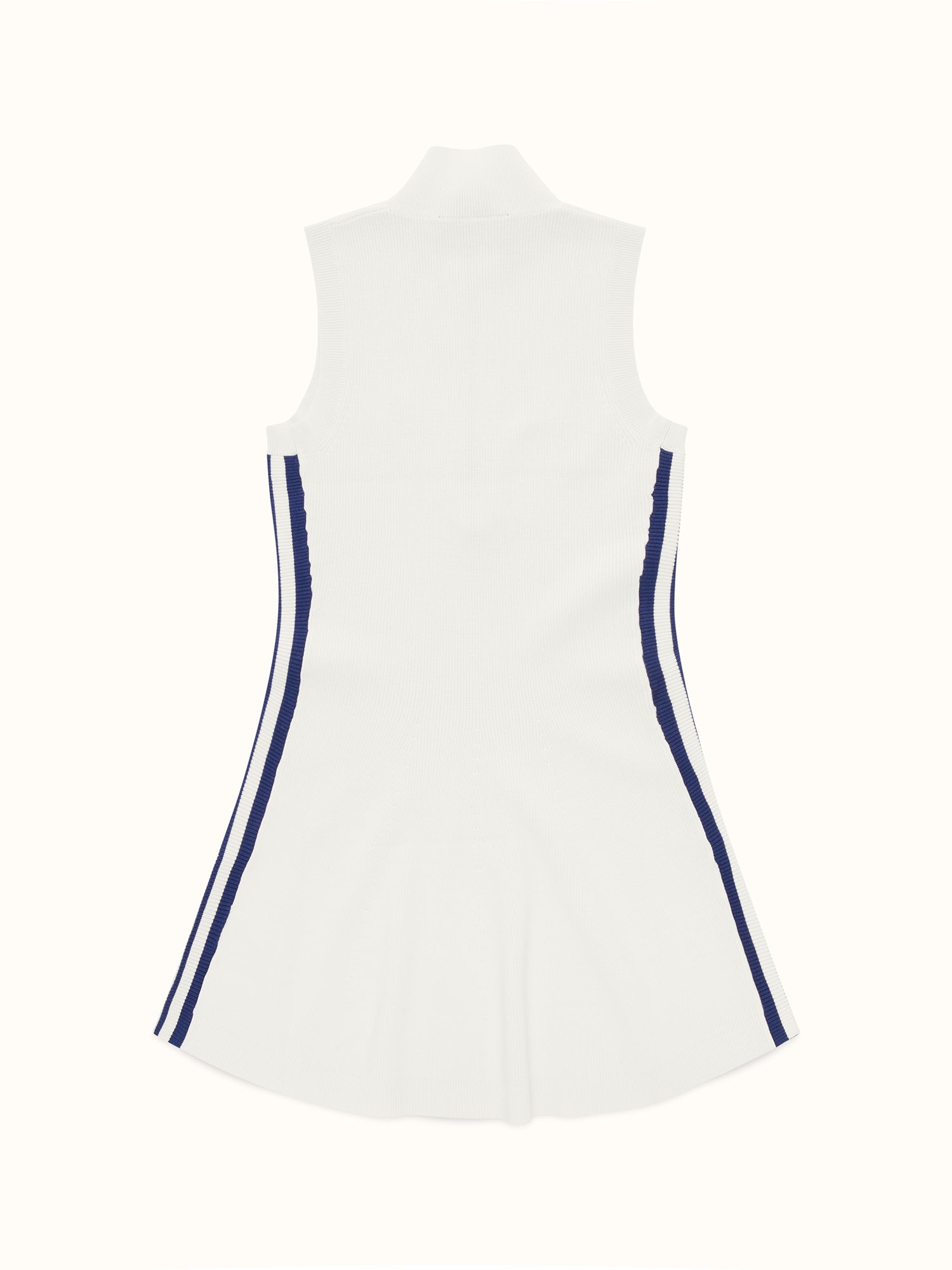 Womens Match Play Knit Dress White / Navy