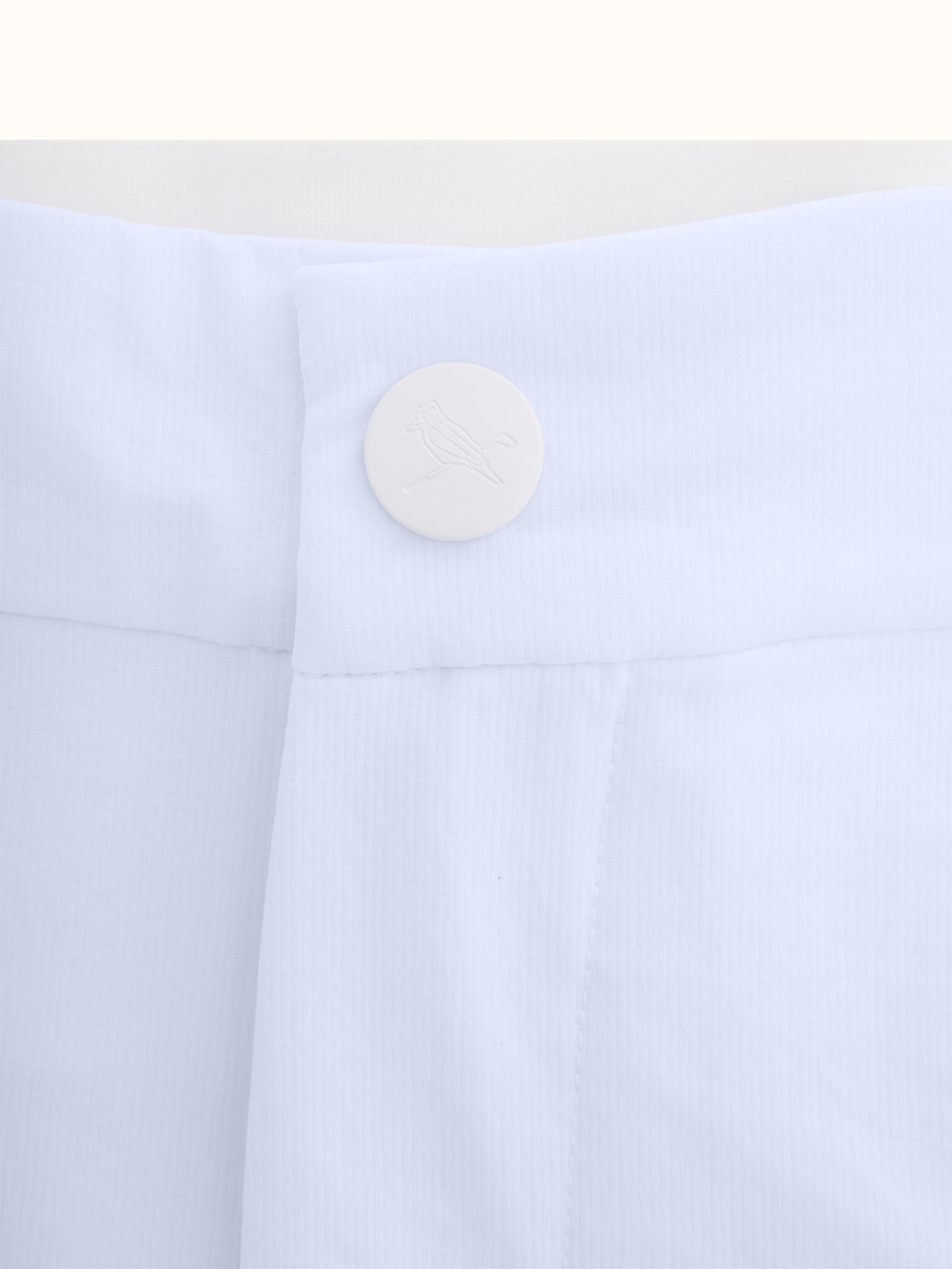 Womens Pleat Short White