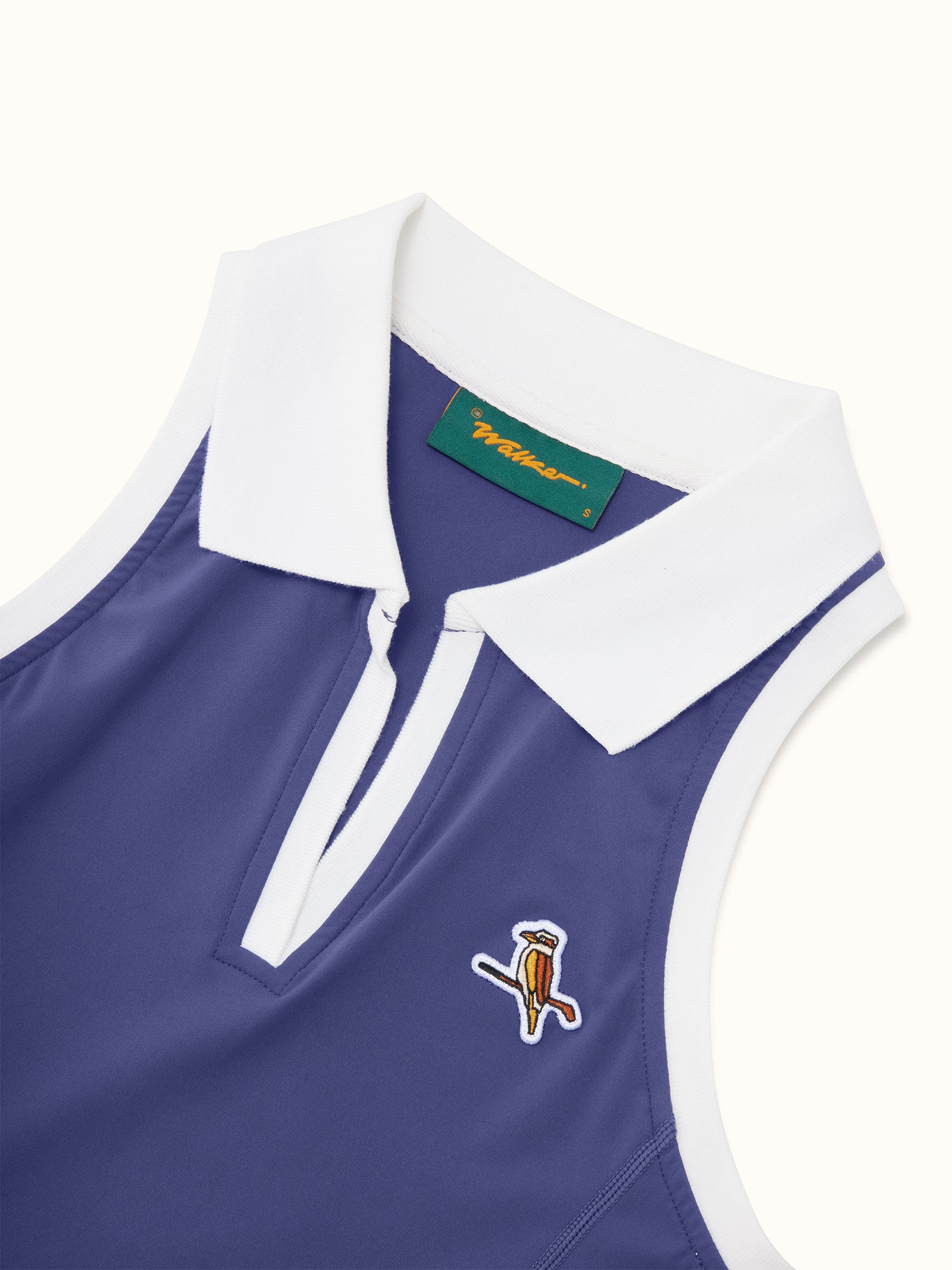 Womens Fairway Dress Navy / White