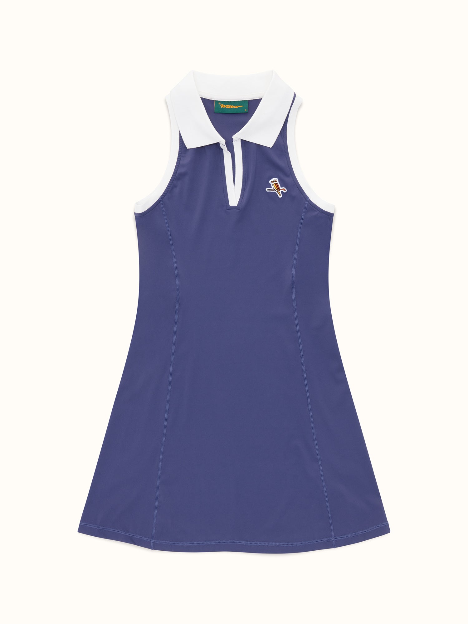 Womens Fairway Dress Navy / White