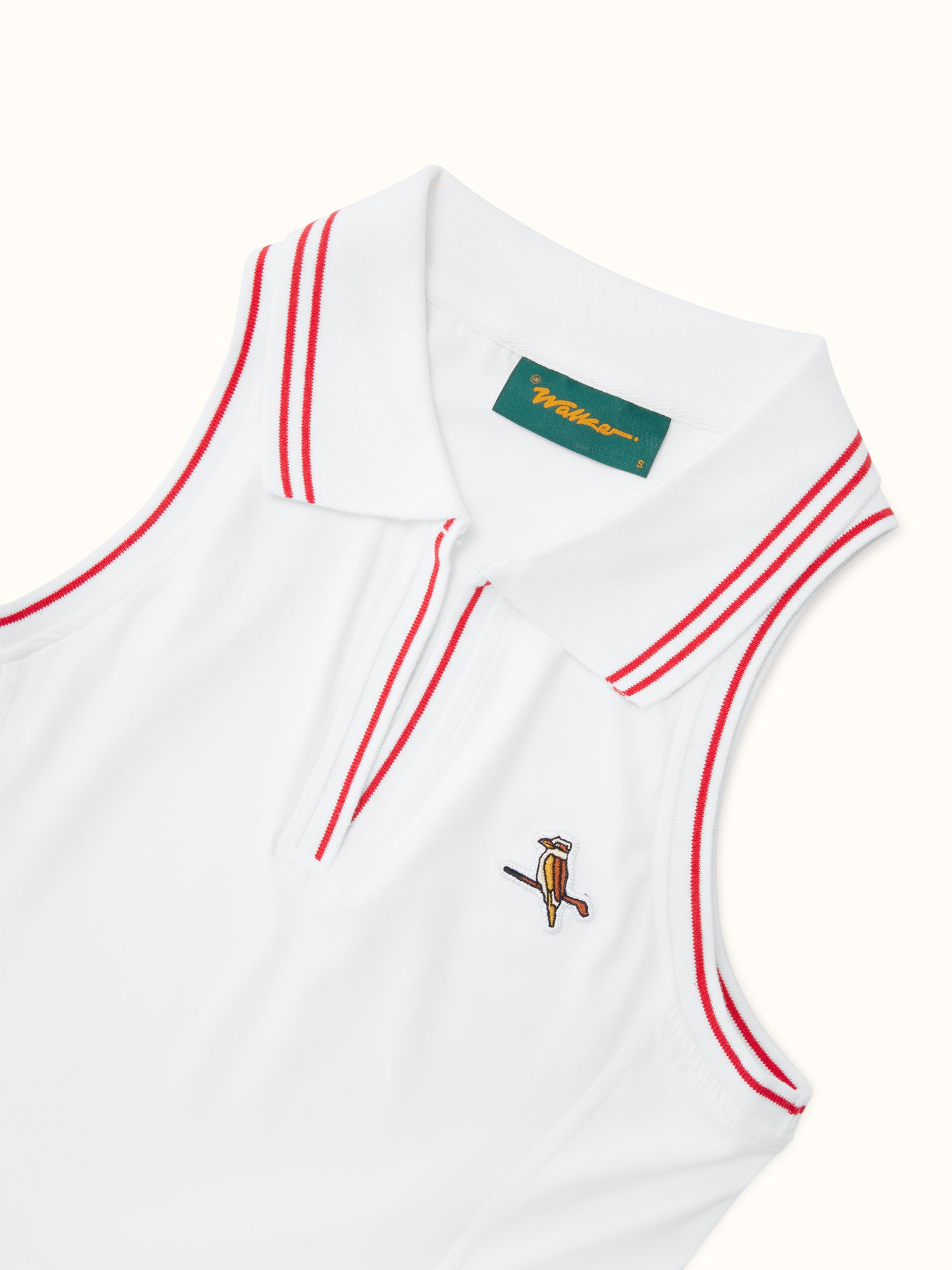 Womens Fairway Dress White / Red