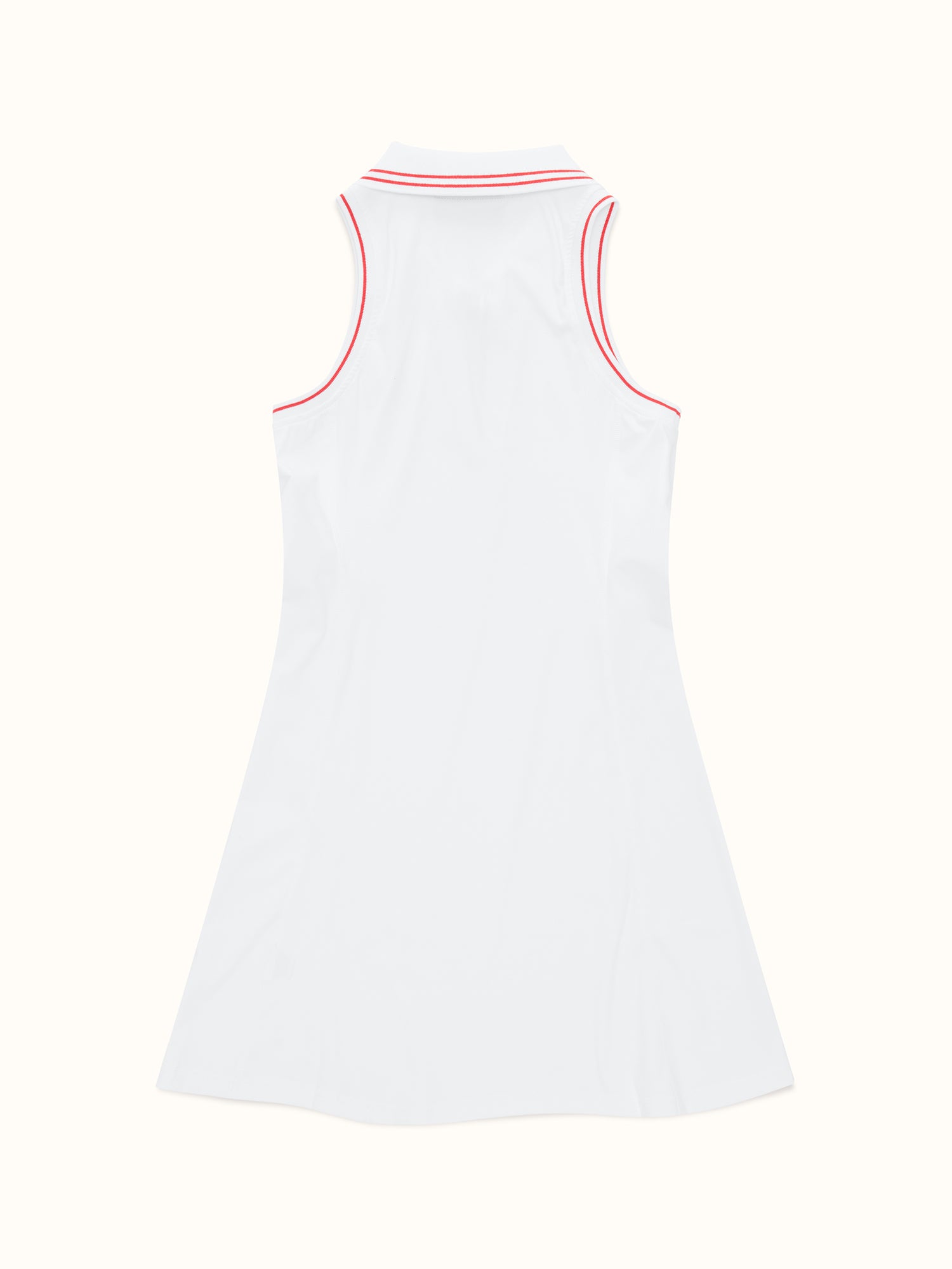Womens Fairway Dress White / Red