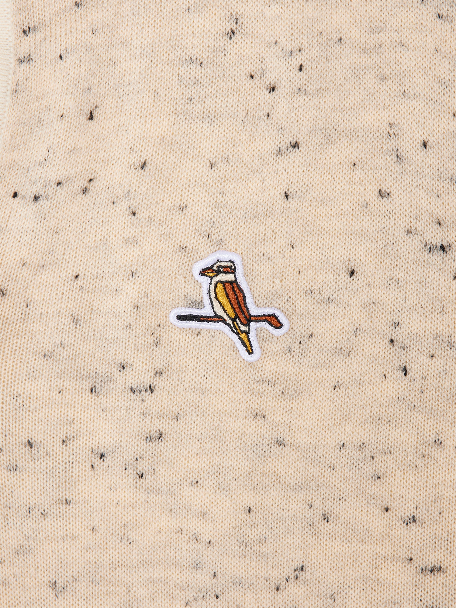 Kooka Loom Knit Polo Oat / Cream