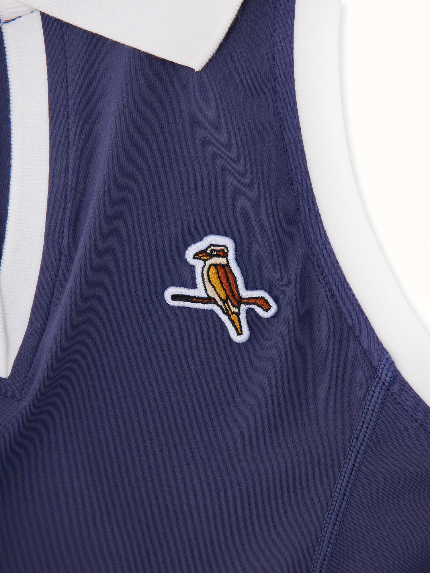 Womens Fairway Dress Navy / White