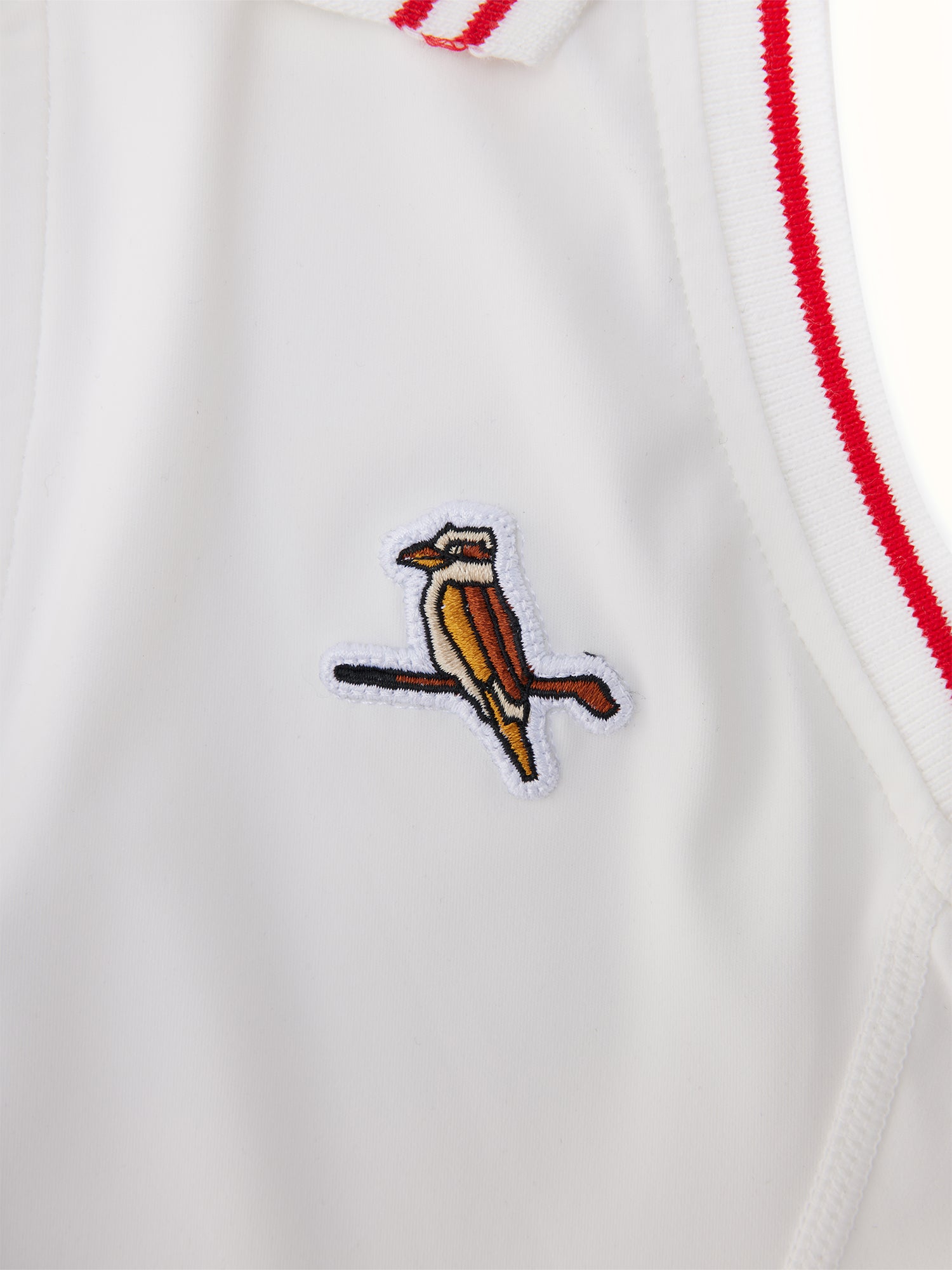 Womens Fairway Dress White / Red