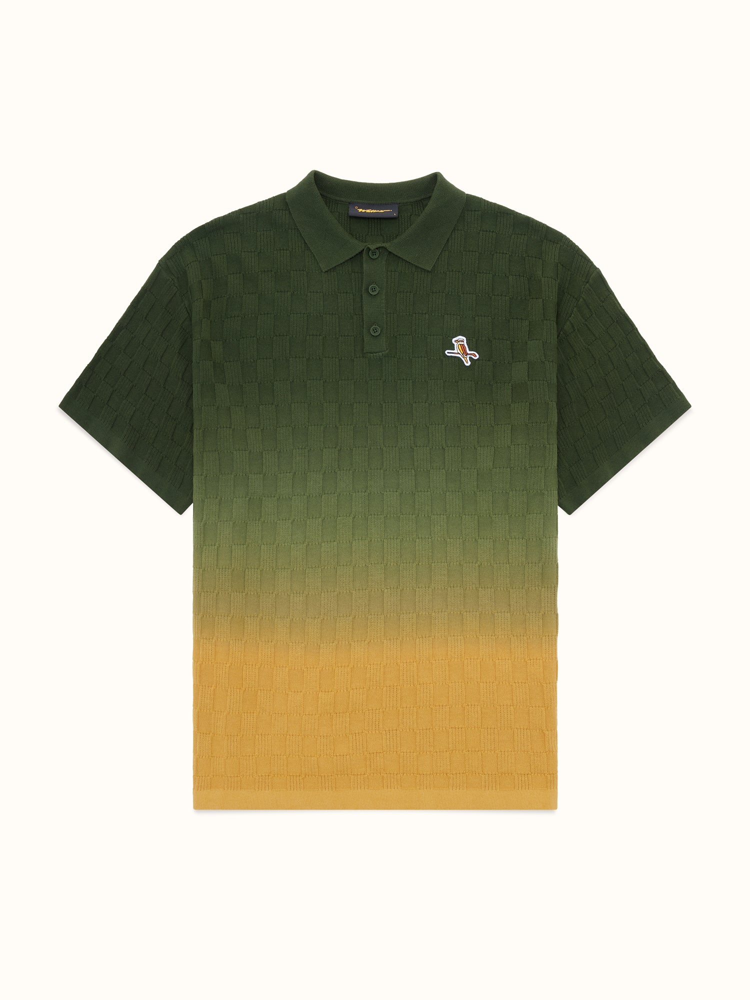 Dip Dye Polo Forest / Gold