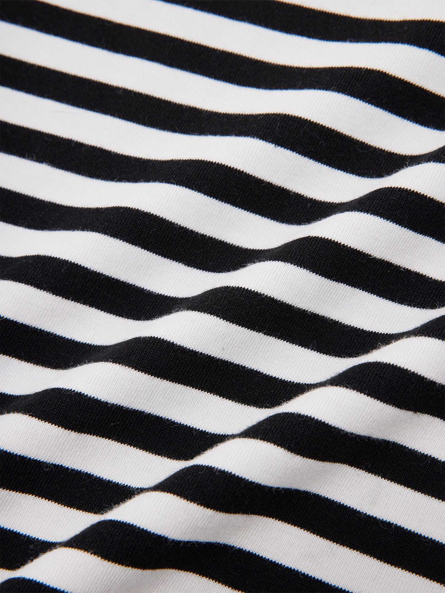 Jersey Stripe Polo Black