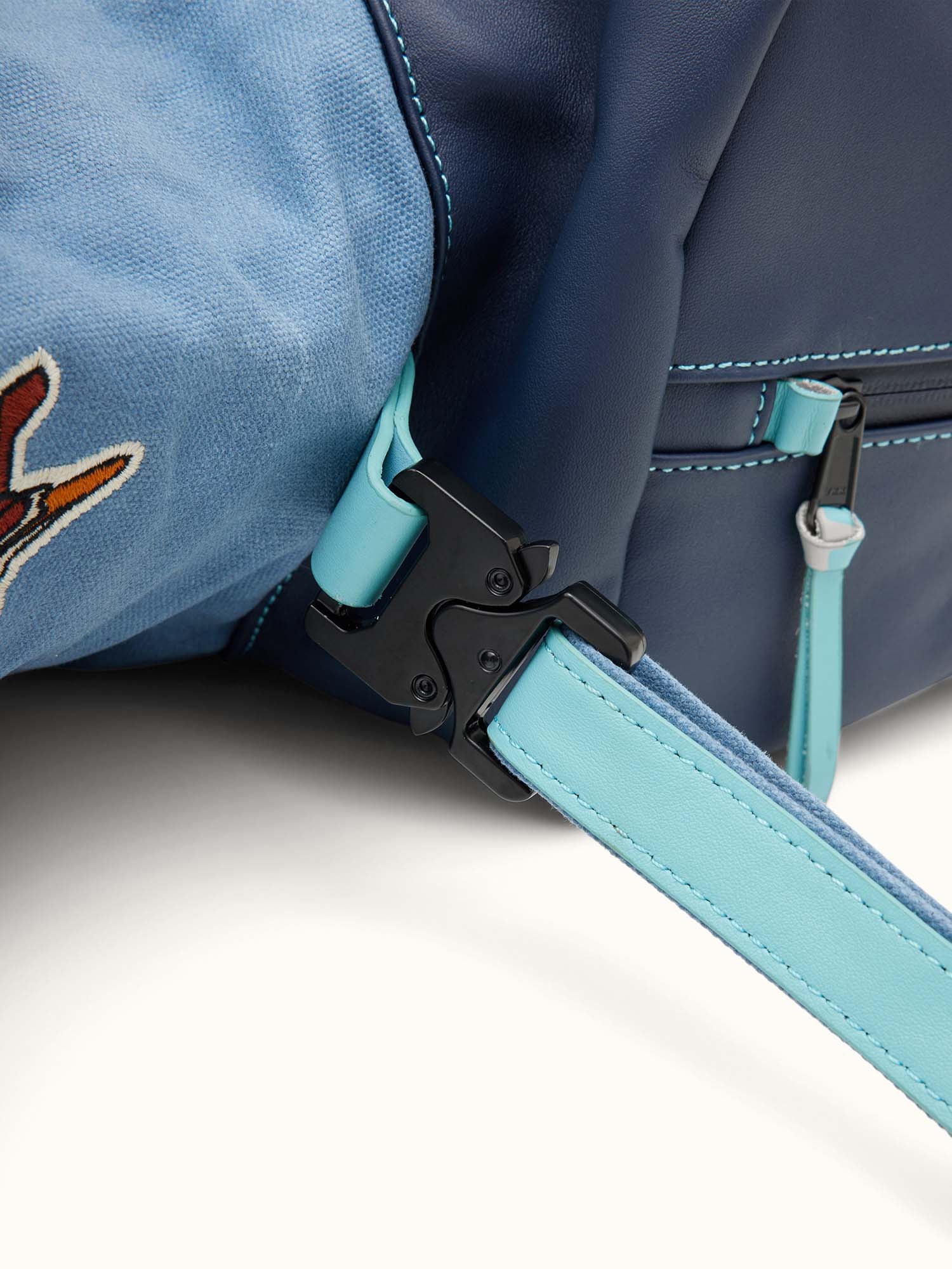 Walker X Hiroki Sunday Bag Blue Waxed Canvas