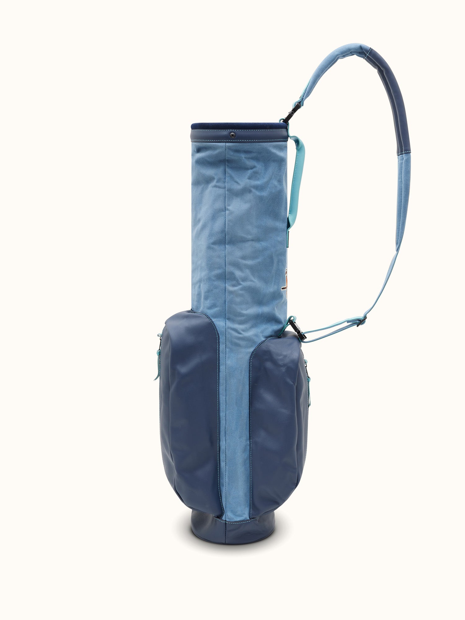 Walker X Hiroki Sunday Bag Blue Waxed Canvas