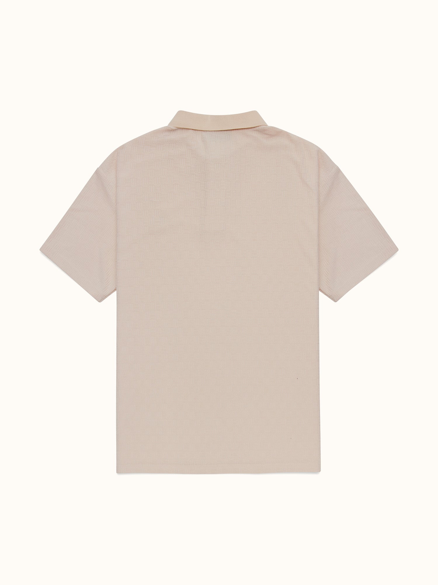 Kooka Jacquard Terry Polo Cream