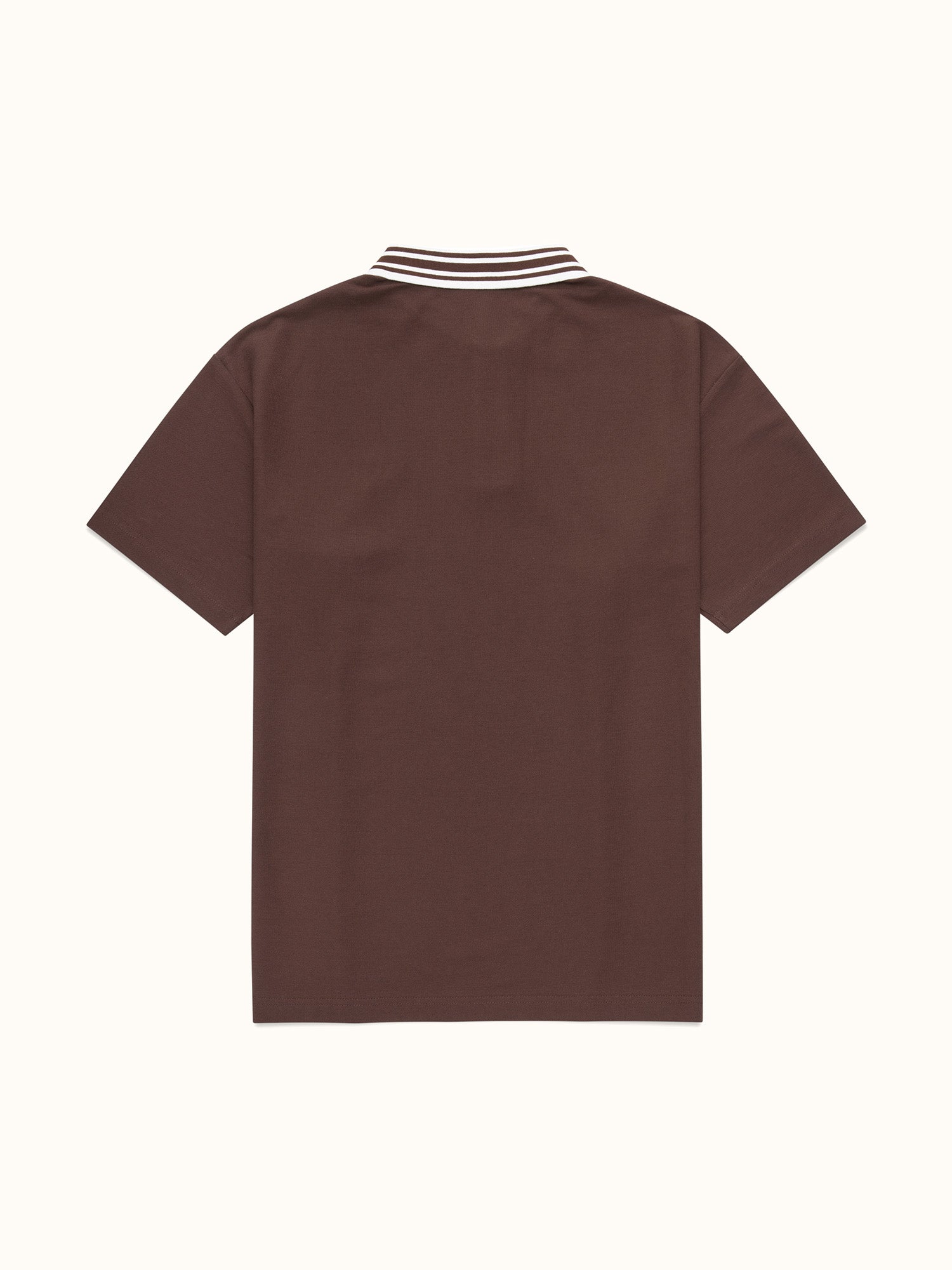 Kooka Two-Tone Polo Chocolate / White