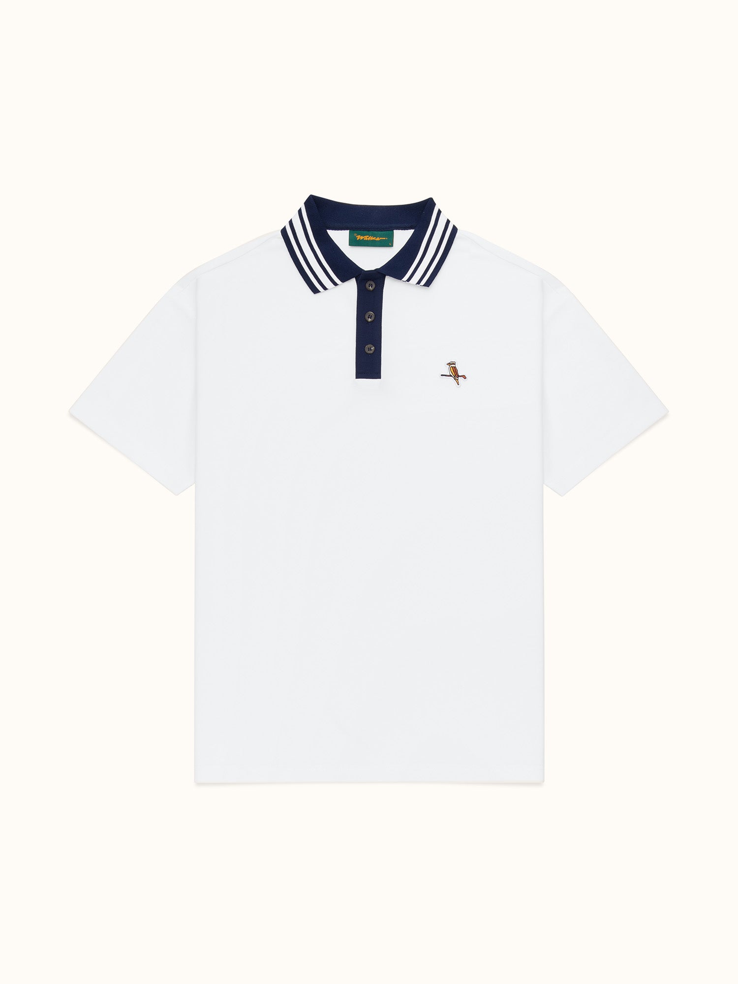Kooka Two-Tone Polo White / Navy