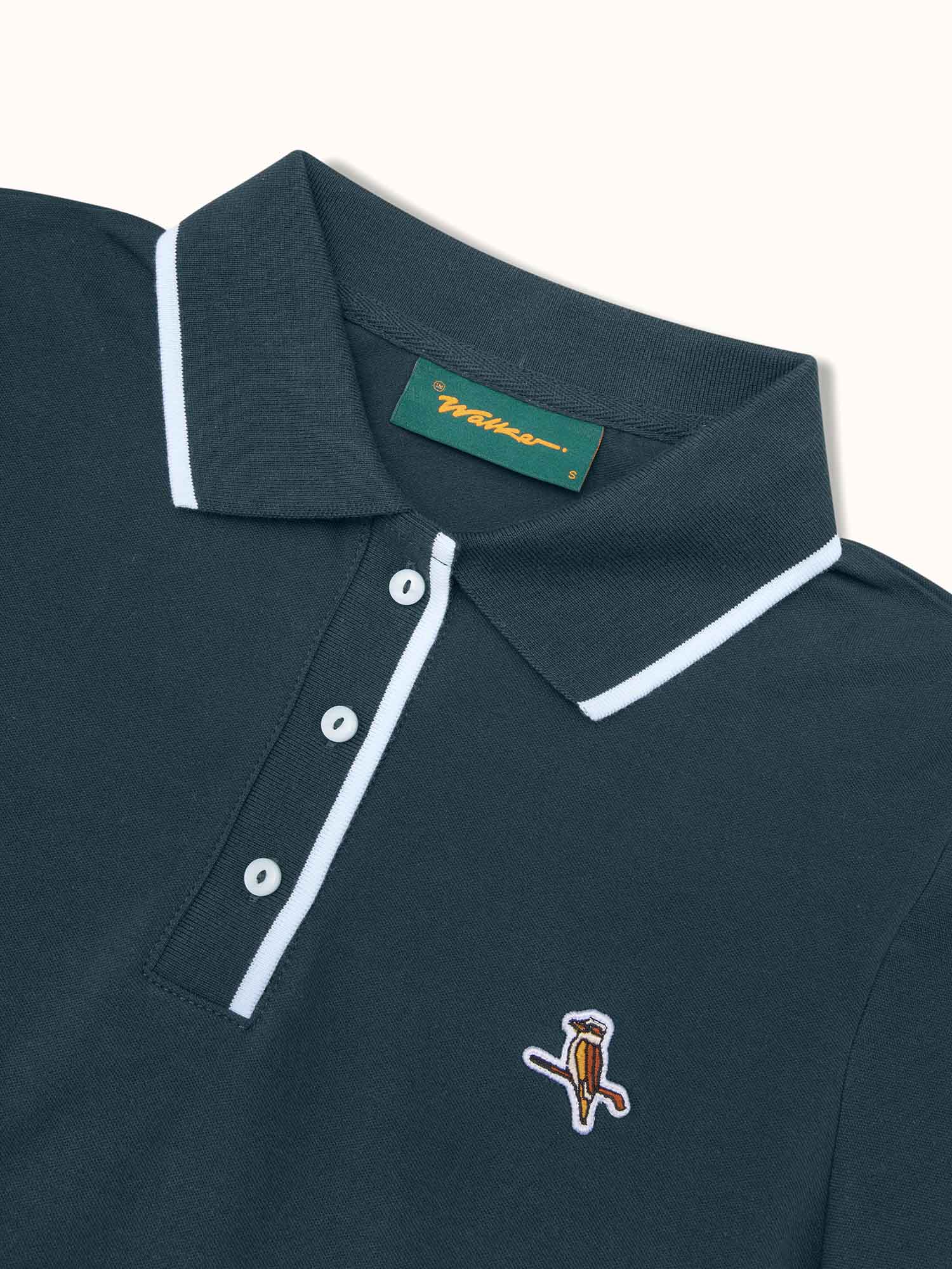 Womens Kooka Polo Forest / White