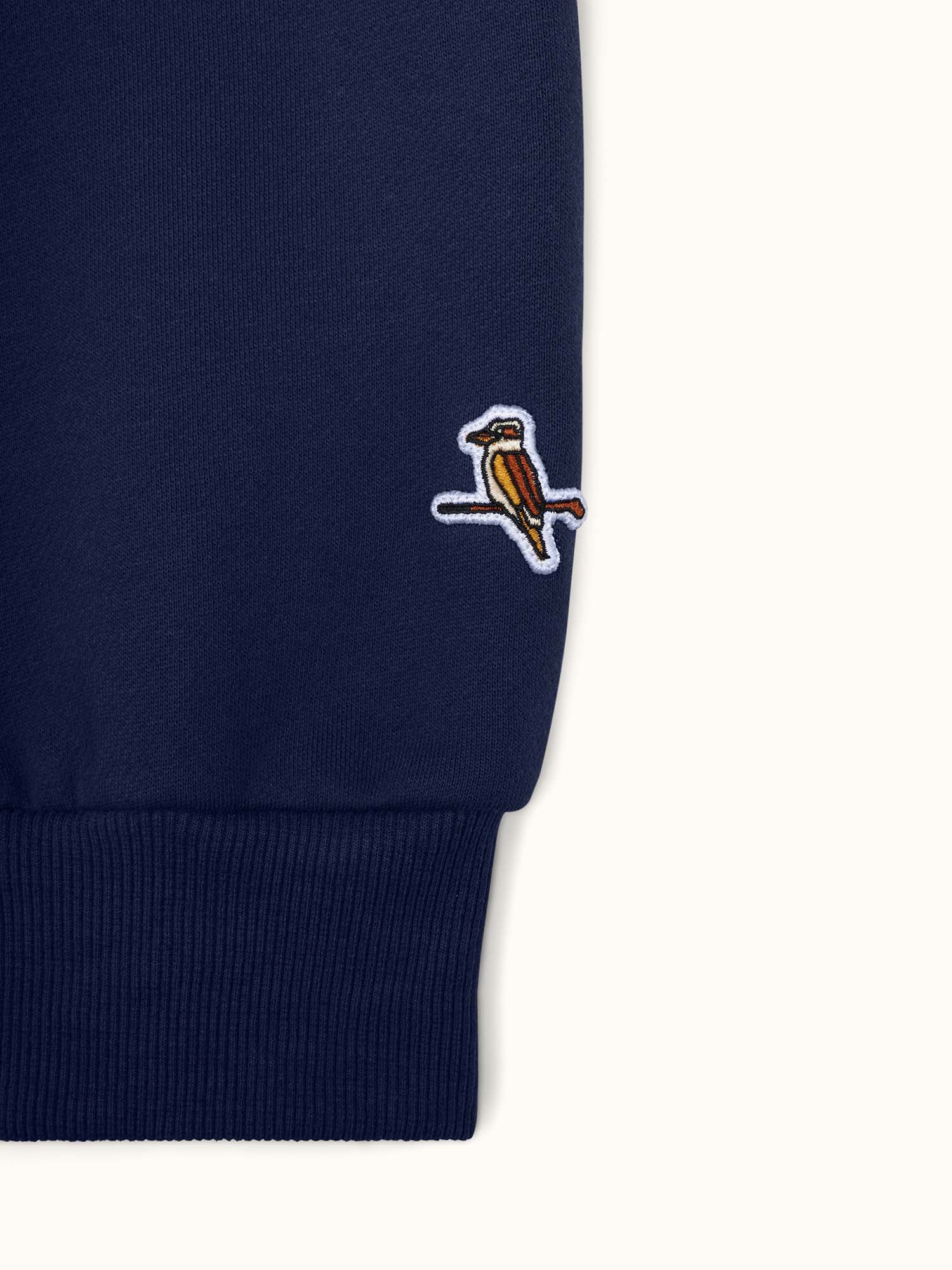 Walker Applique Hood Navy