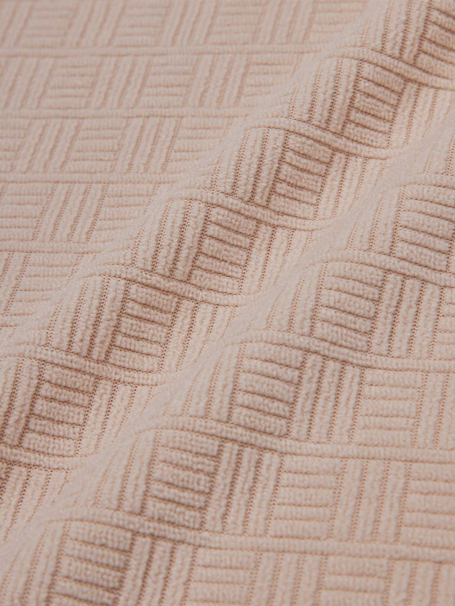 Kooka Jacquard Terry Polo Cream