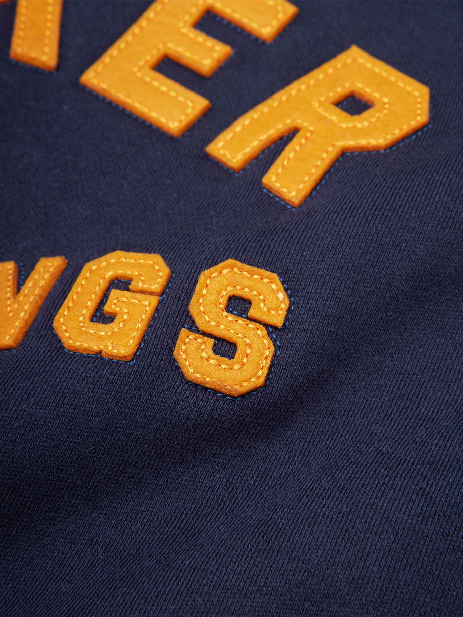 Walker Applique Hood Navy