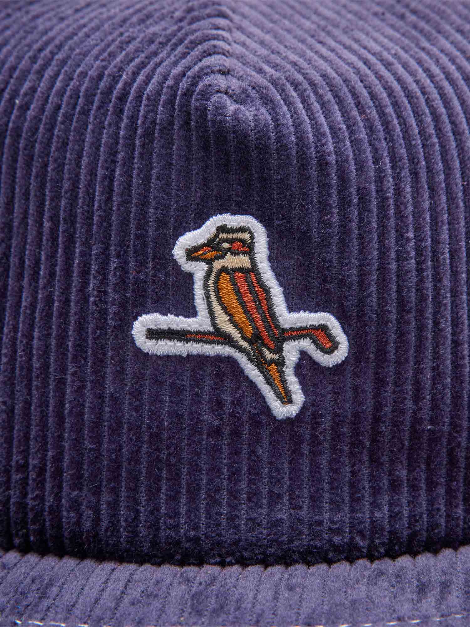 Kooka Mid Box Cap Navy Corduroy