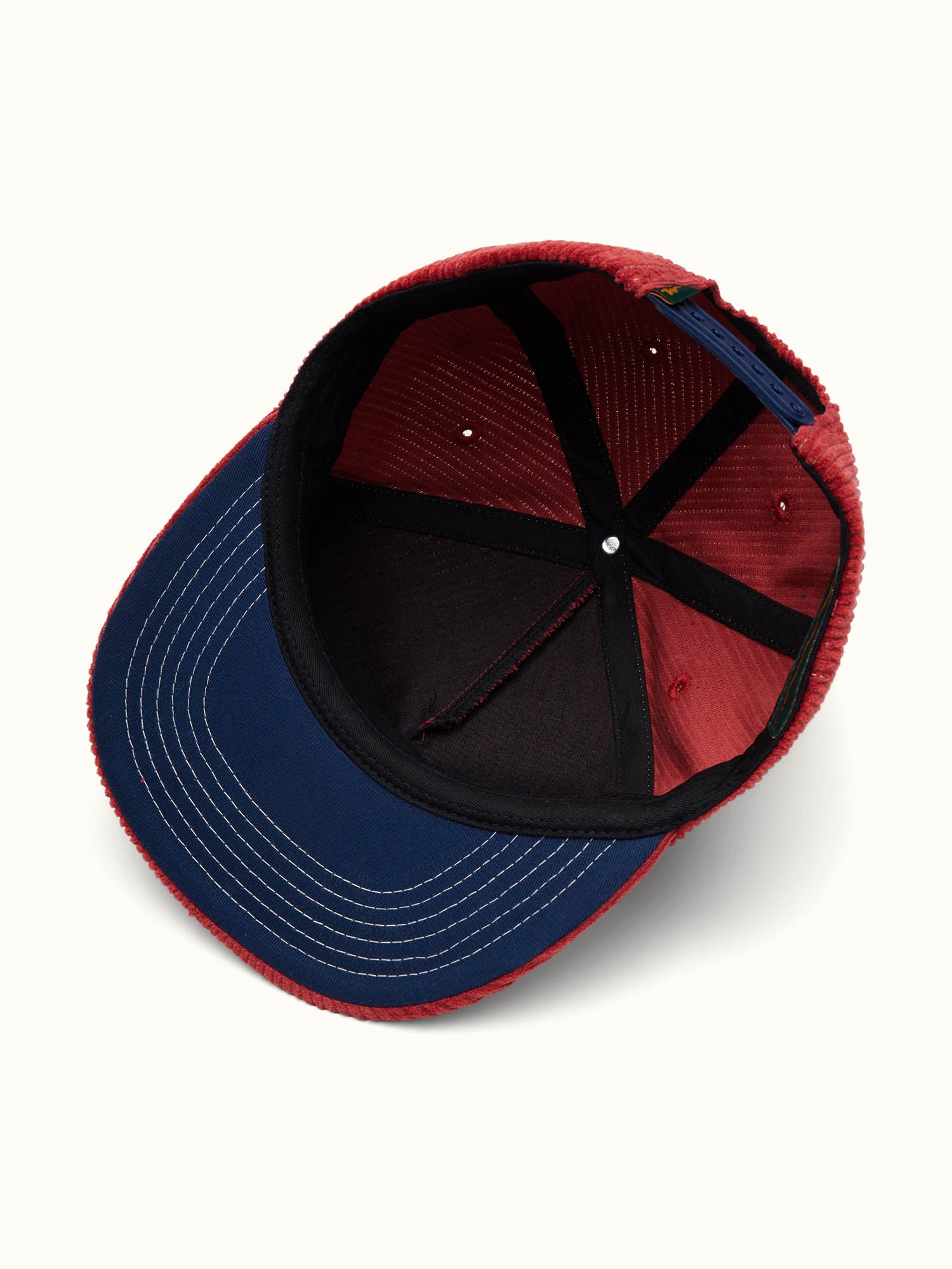 Kooka Mid Box Cap Red Corduroy