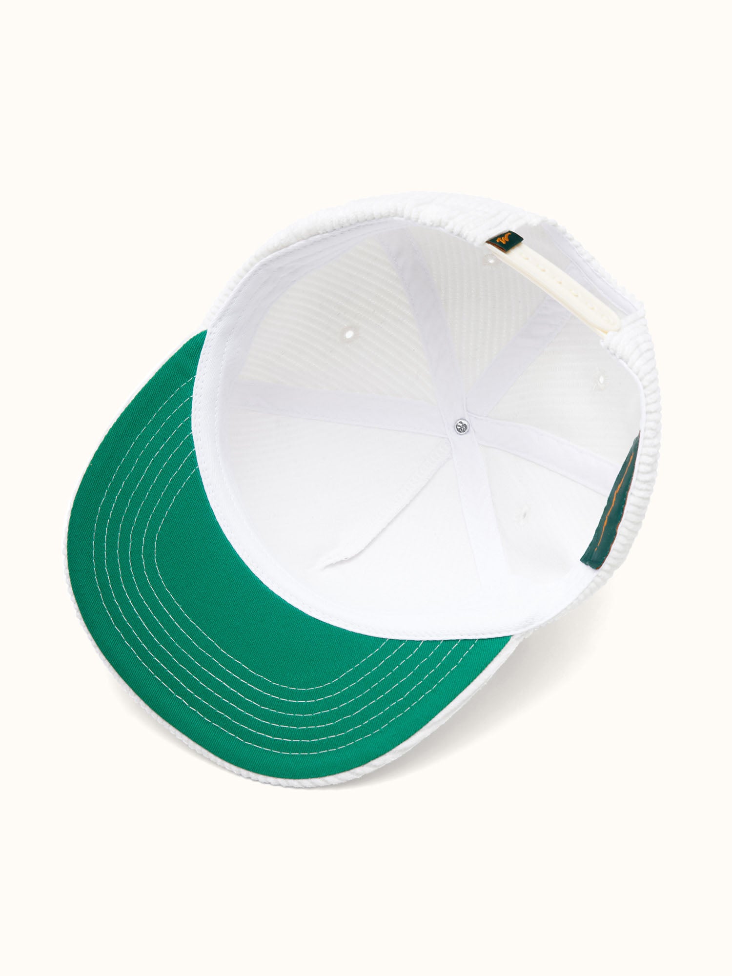 Kooka Mid Box Cap Cream Corduroy