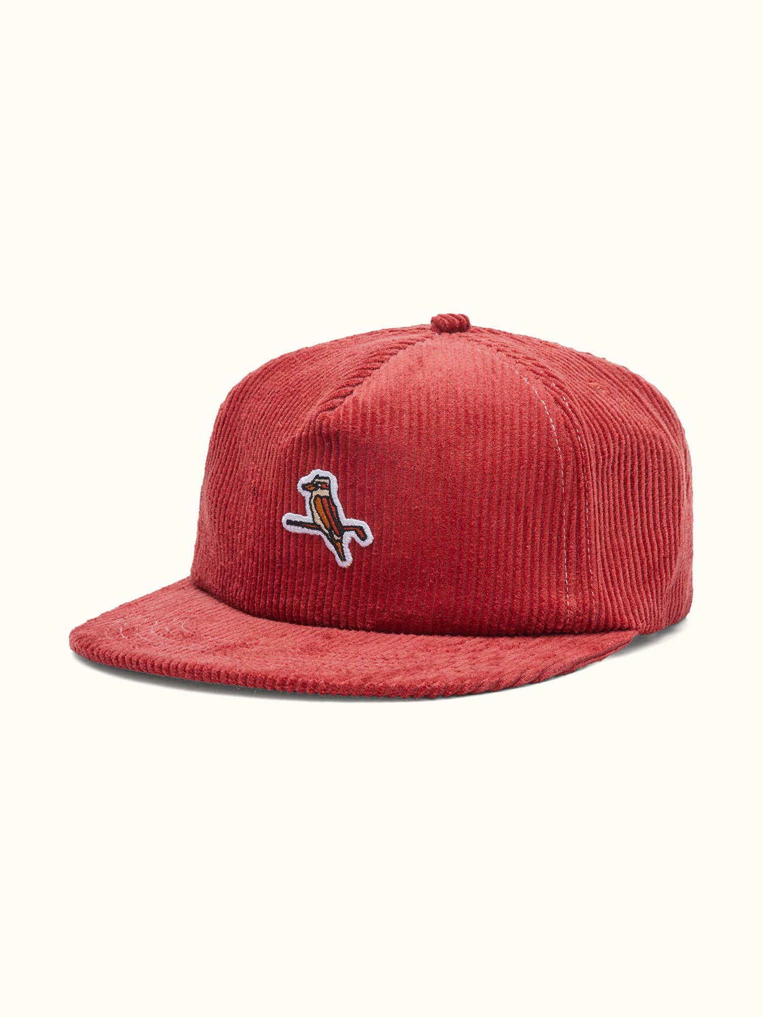 Kooka Mid Box Cap Red Corduroy