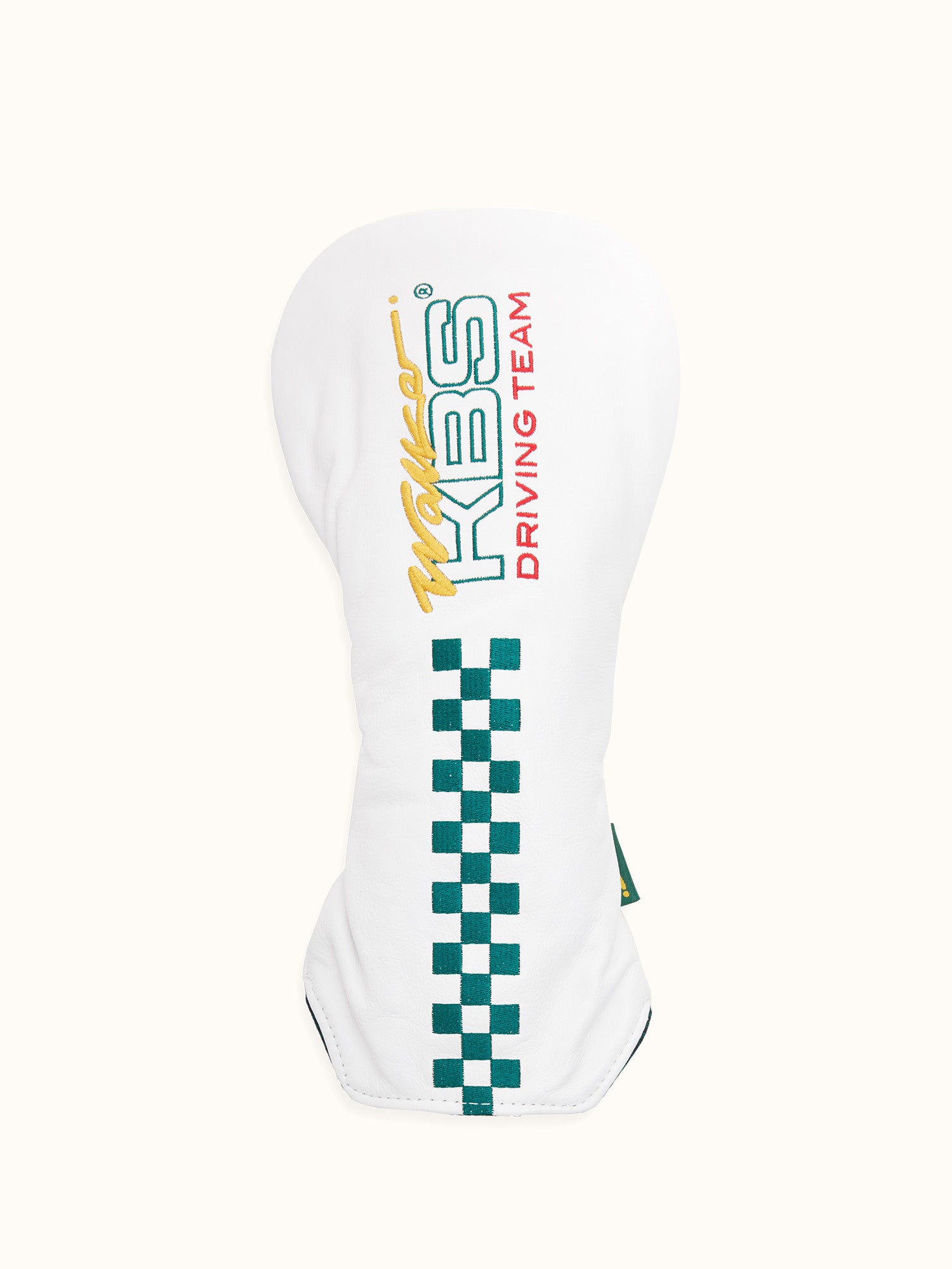 Driving Team Headcover Racing White