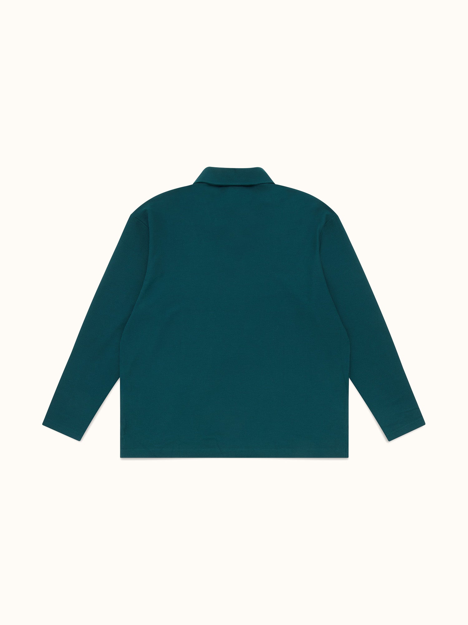 adidas x Walker Beyond Long Sleeve Loose Fit Polo Shirt Aurora Ivy