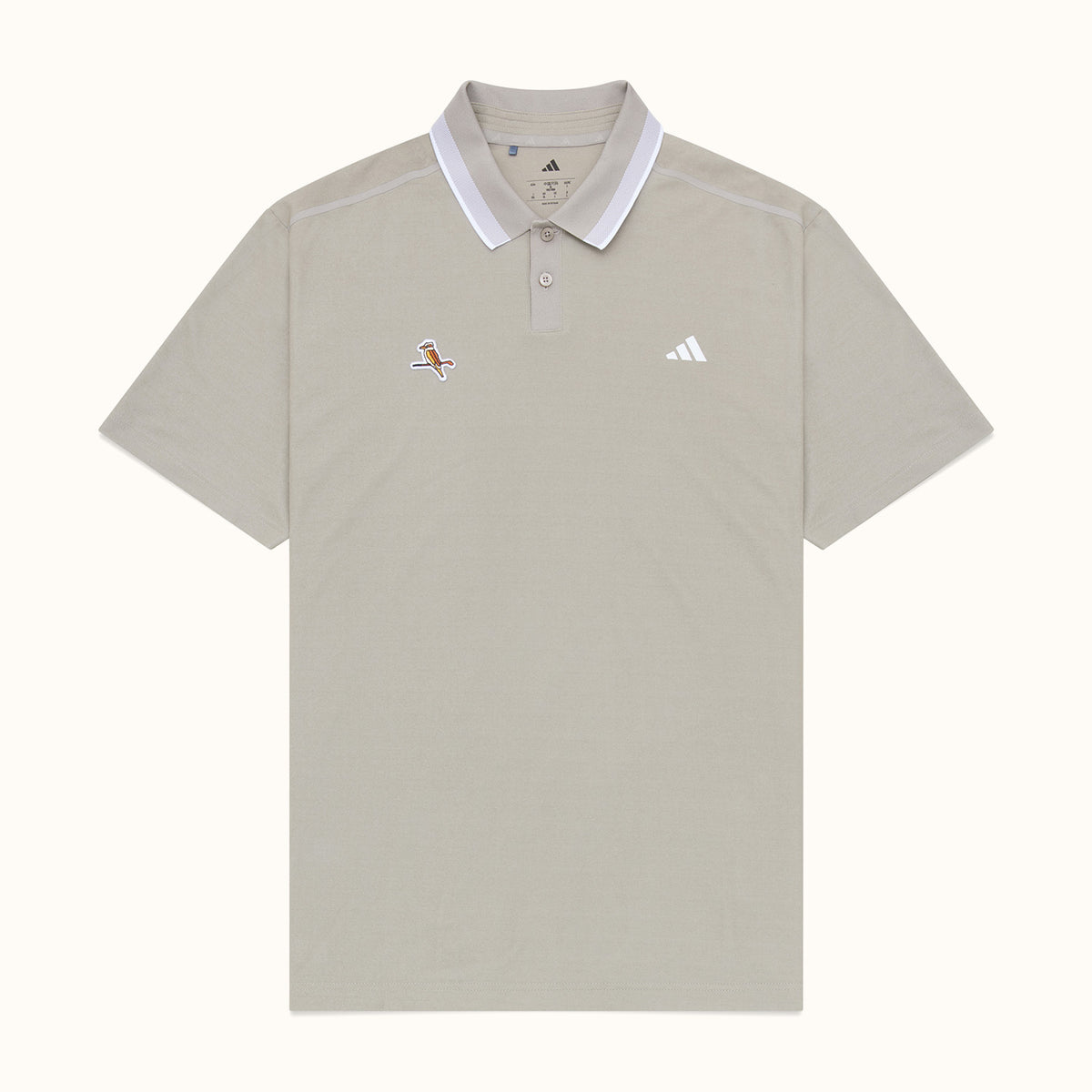 adidas x Walker Ultimate365 Tourtwistknit Polo Shirt Putty Beige