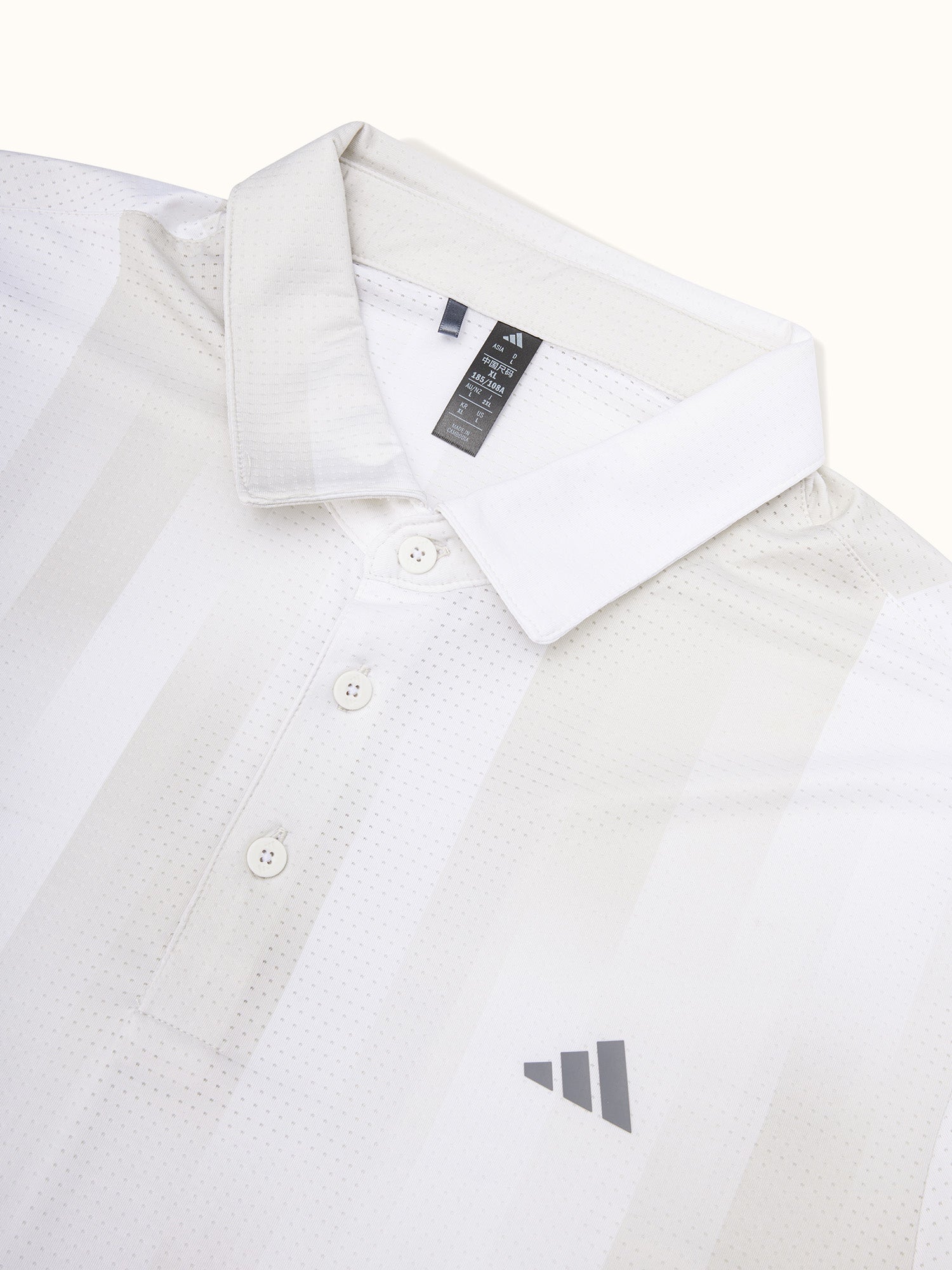 adidas x Walker Ultimate365 Radiant Print Polo White Alumina