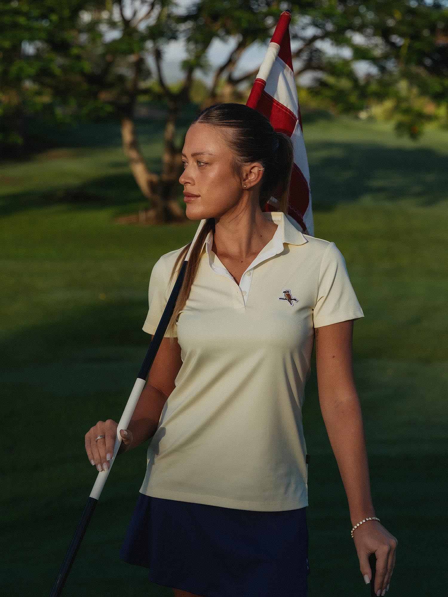 Womens Kooka Performance Polo Butter