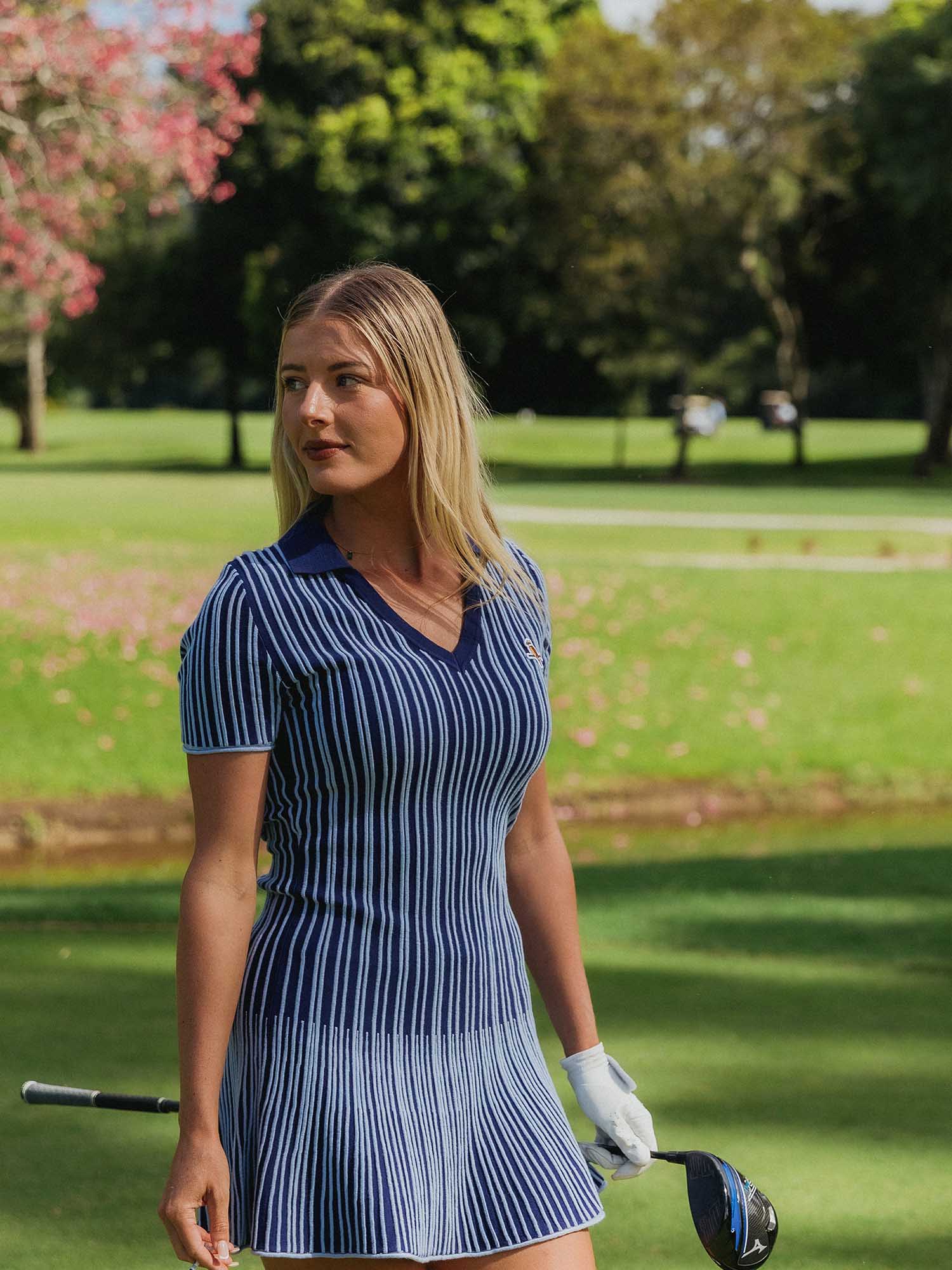 Womens Riviera Dress Navy