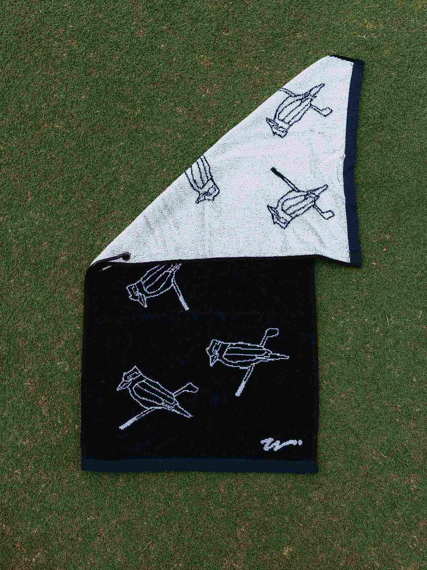 Kooka Icon Towel Navy / White