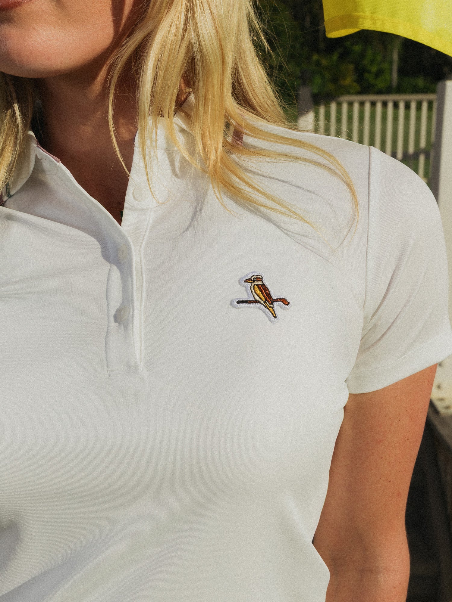 Womens Kooka Performance Polo White