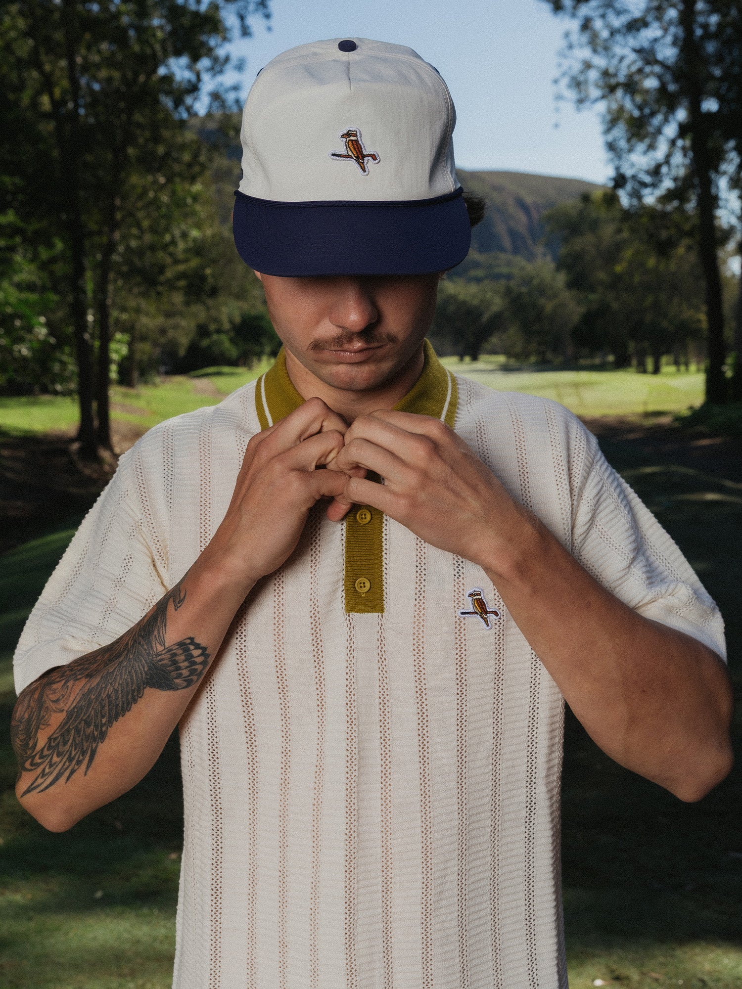 Kooka Nylon Cap White / Navy