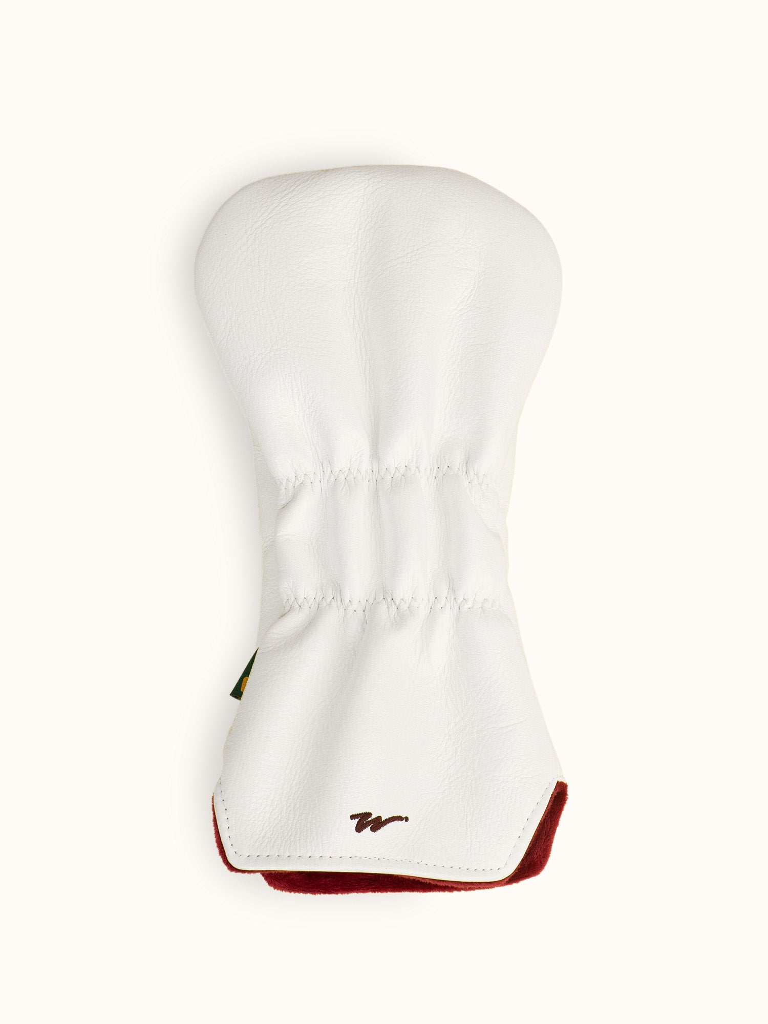 Dancing Kooka Leather Driver Cover Cream / Pinot