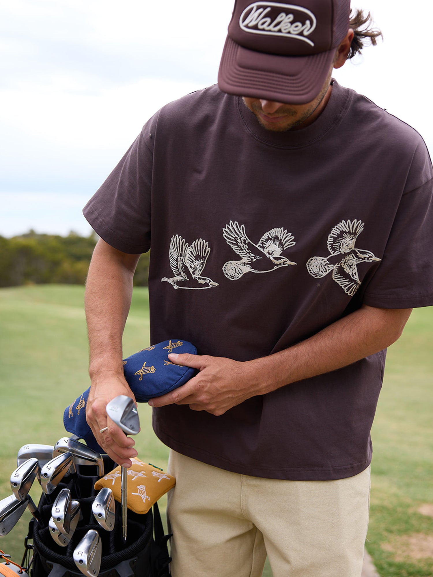 Flight T-Shirt Chocolate