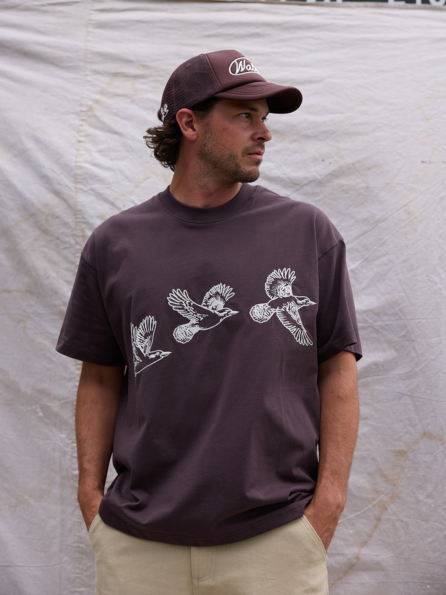 Flight T-Shirt Chocolate